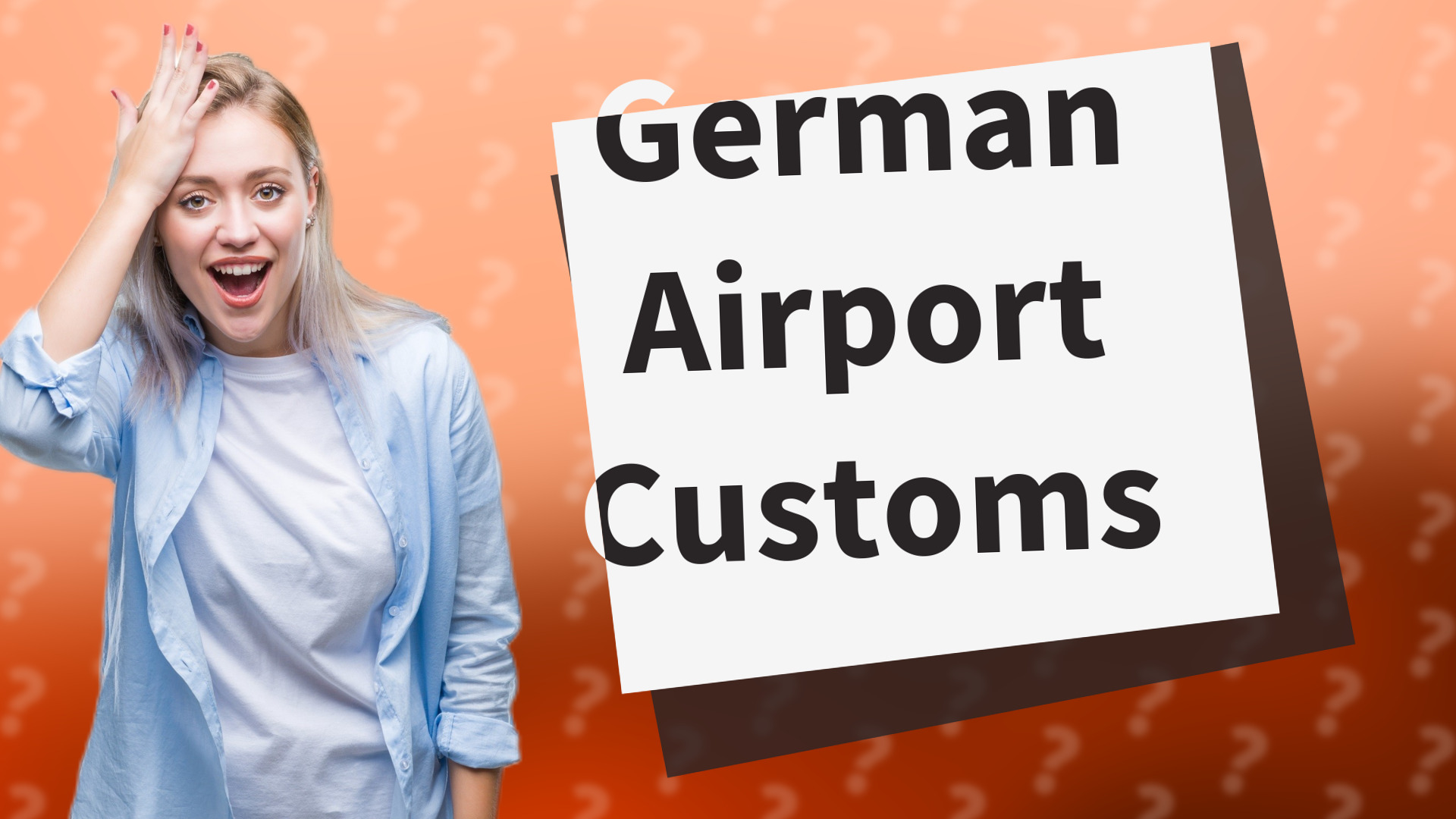 German Airport Customs