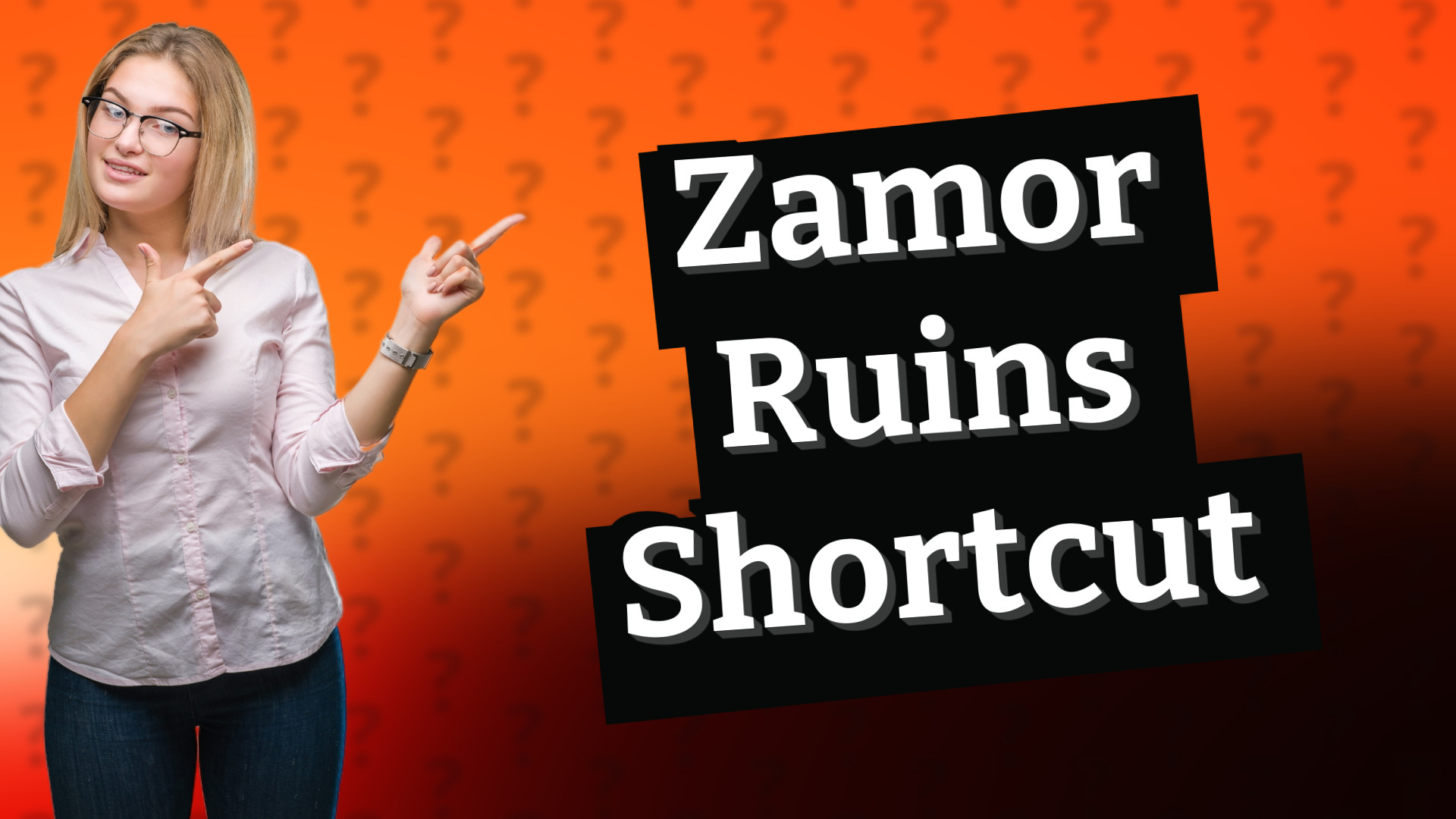 Zamor Ruins Shortcut