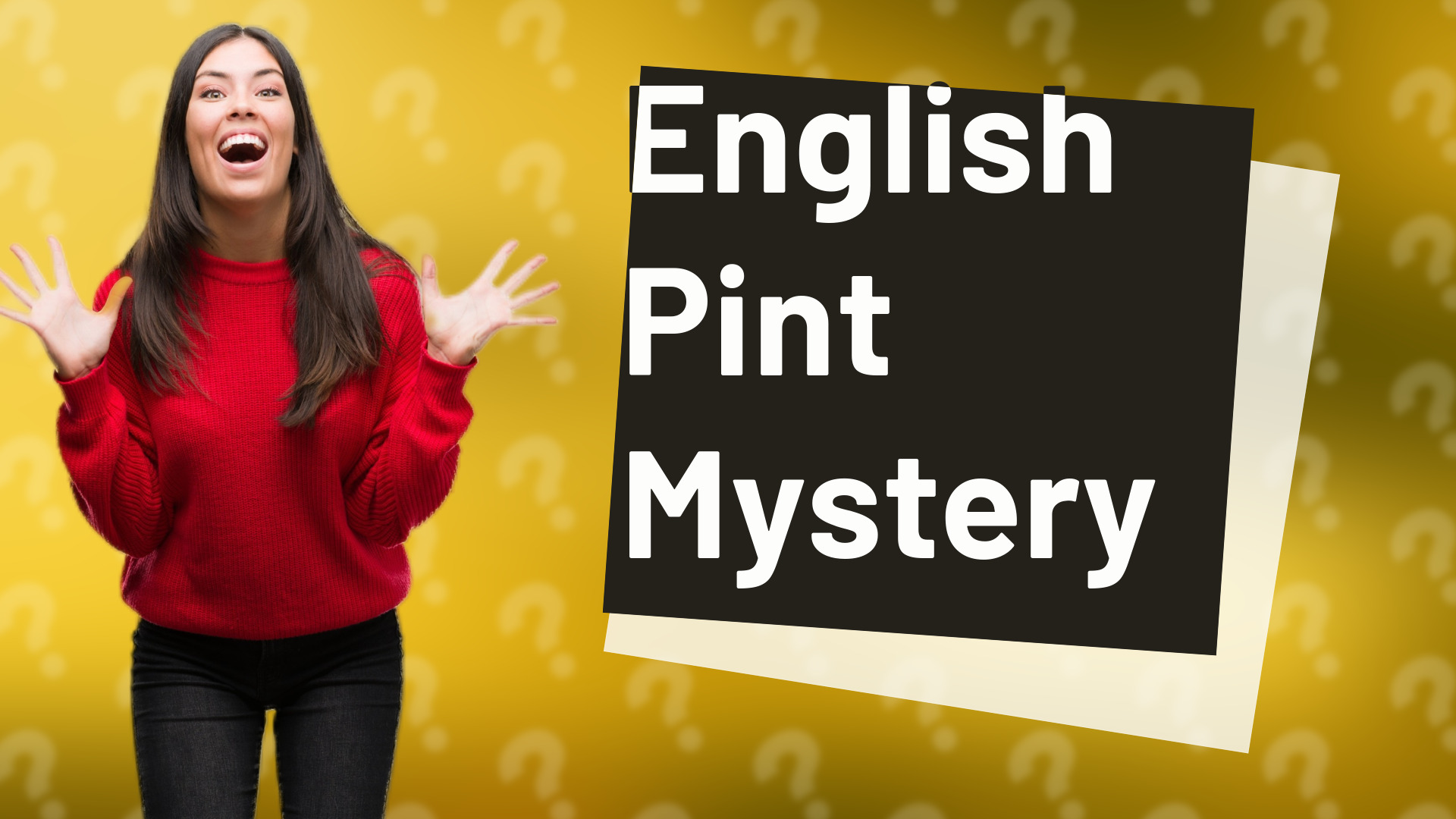 English Pint Mystery