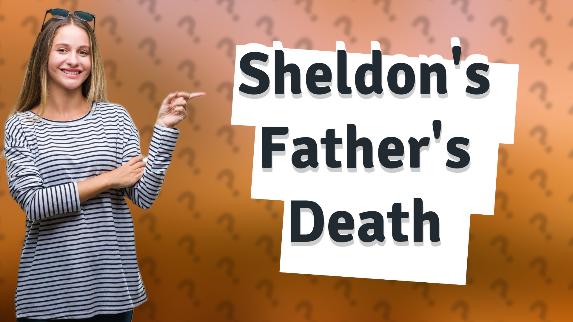 Sheldon's Father's Death