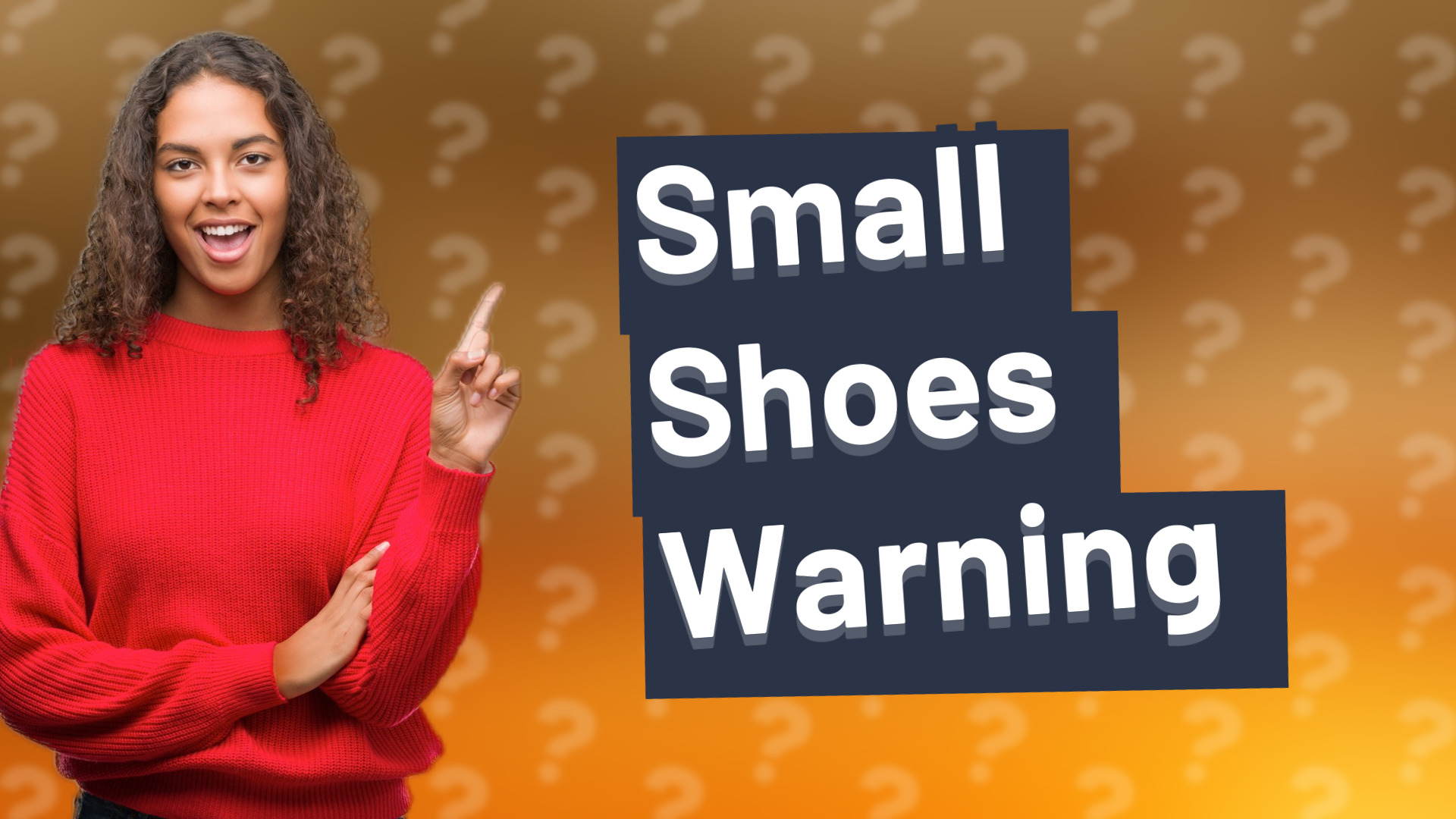Small Shoes Warning
