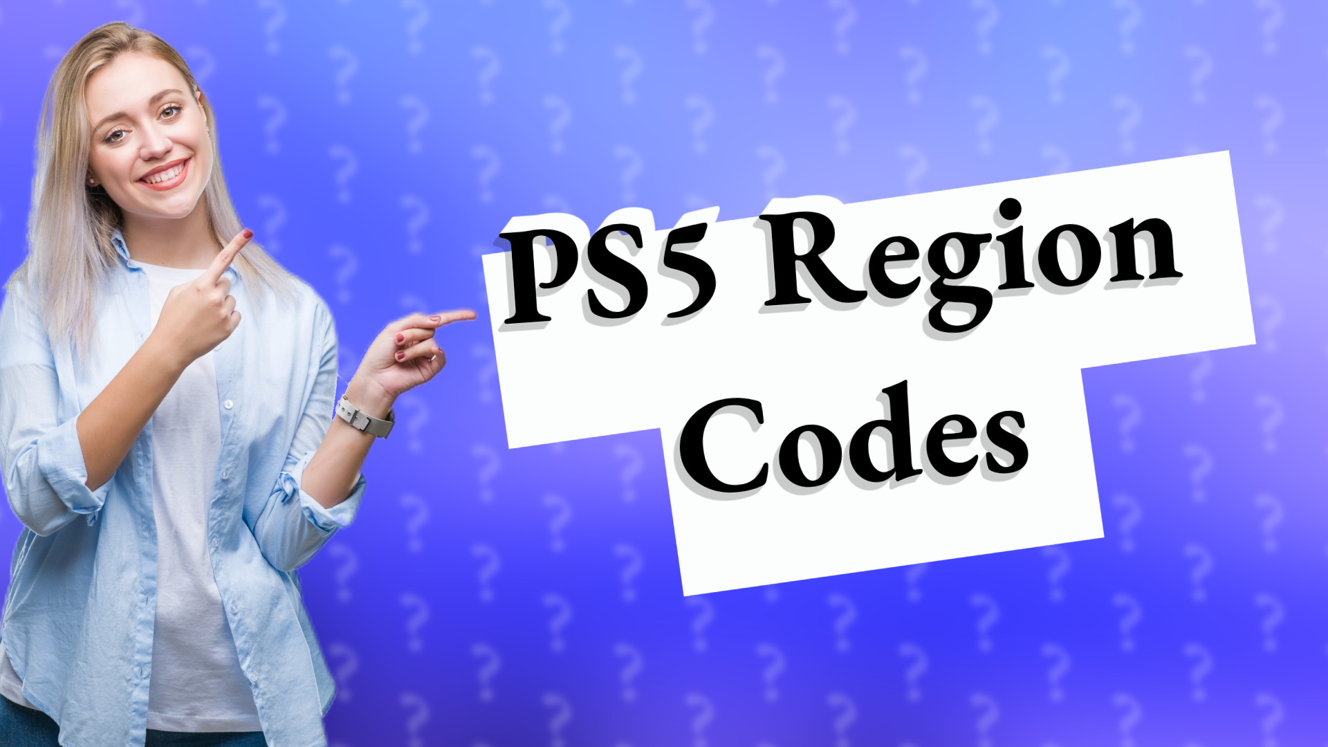 PS5 Region Codes