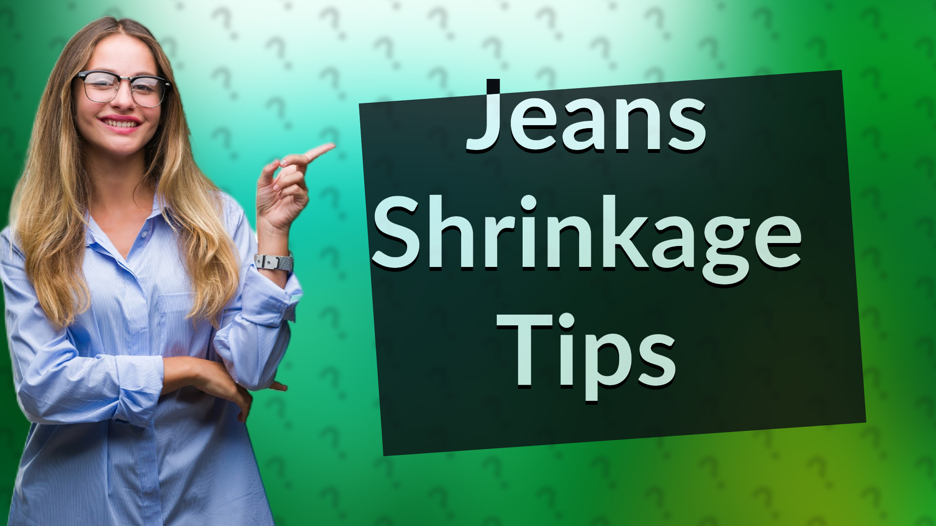 Jeans Shrinkage Tips