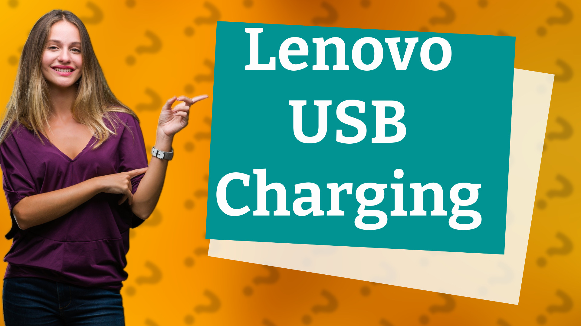 Lenovo USB Charging