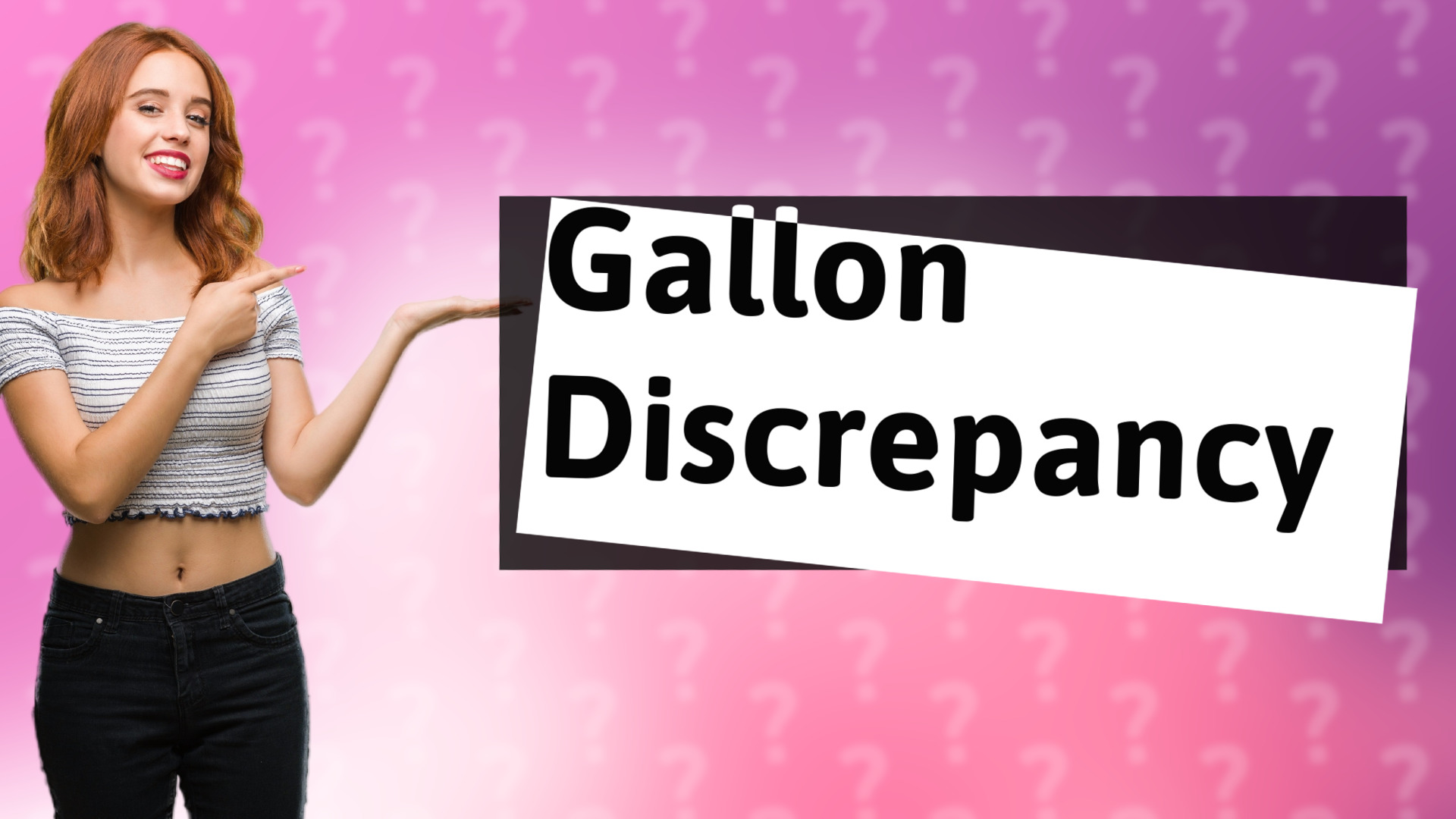 Gallon Discrepancy