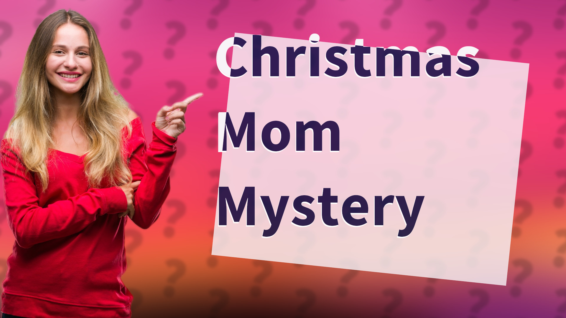 Christmas Mom Mystery