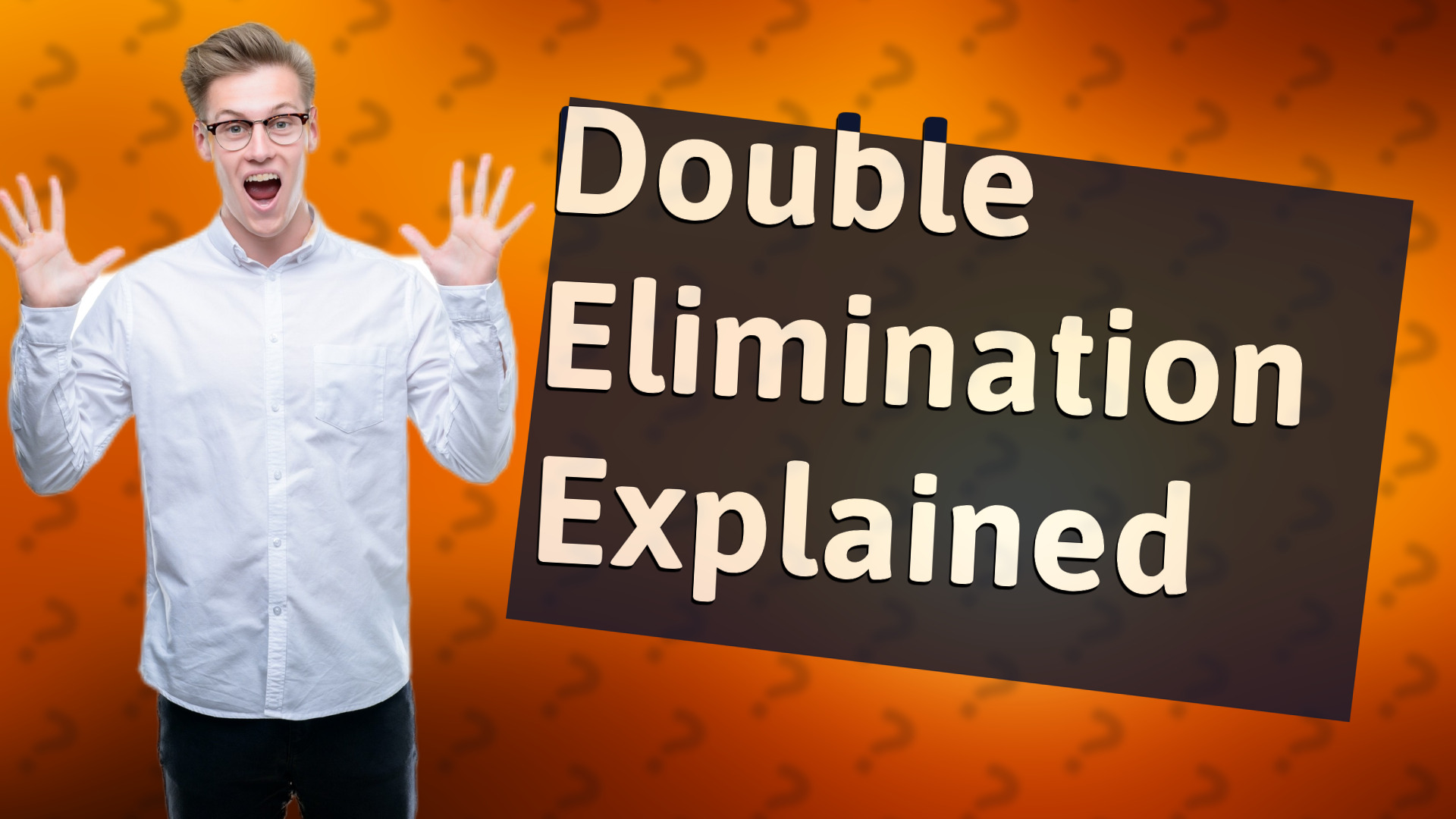 Double Elimination Explained