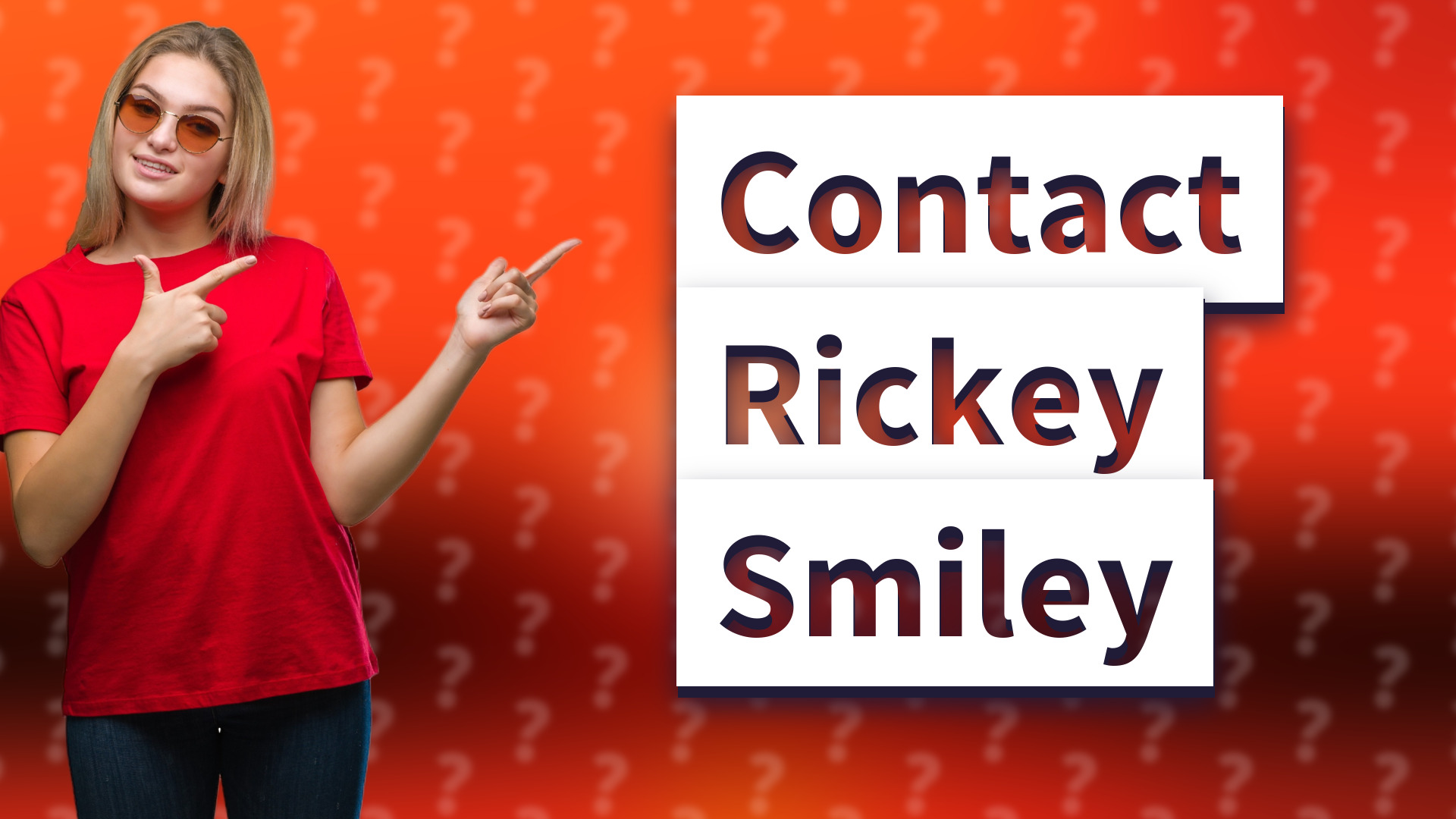 Contact Rickey Smiley