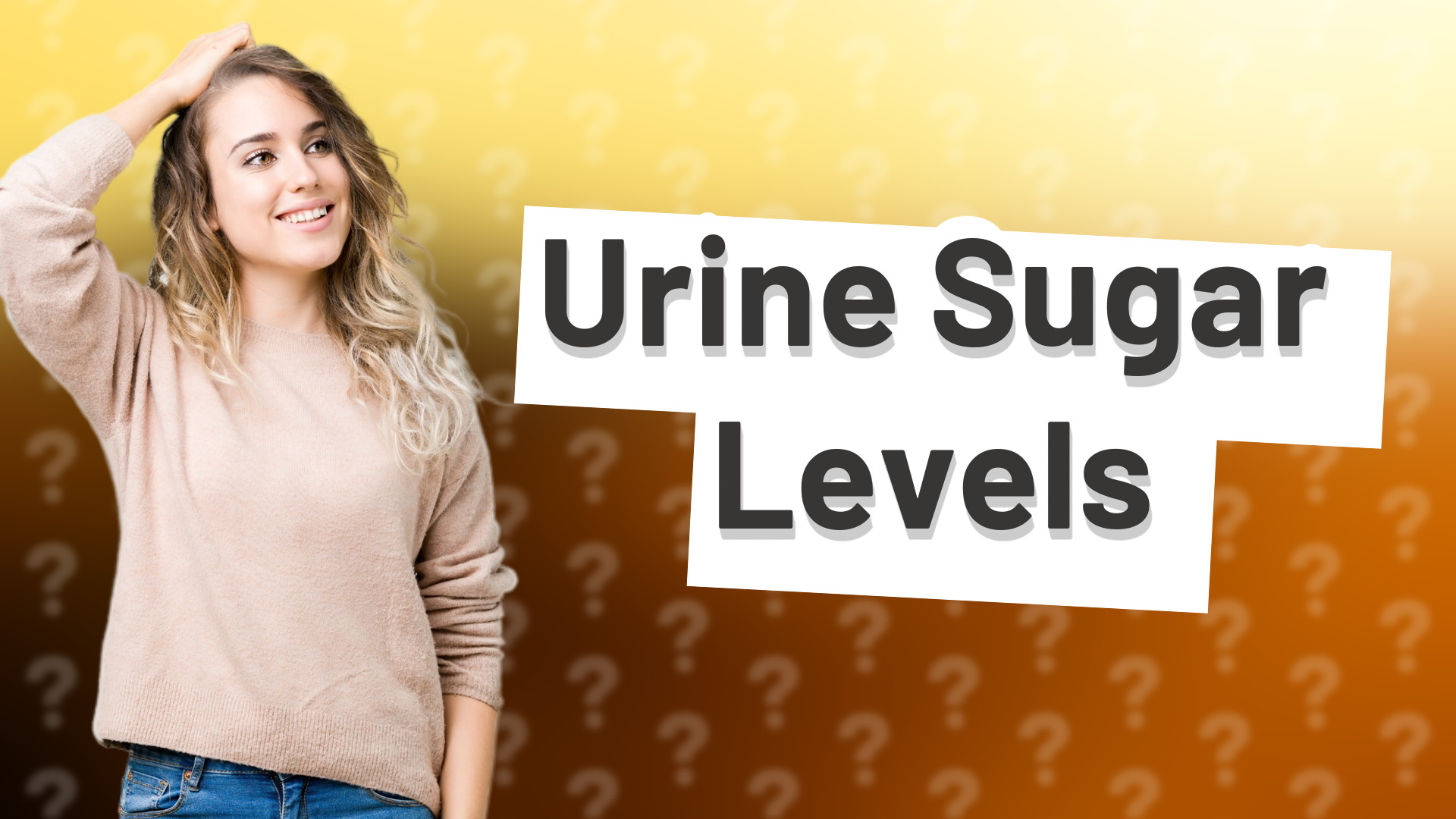 Urine Sugar Levels