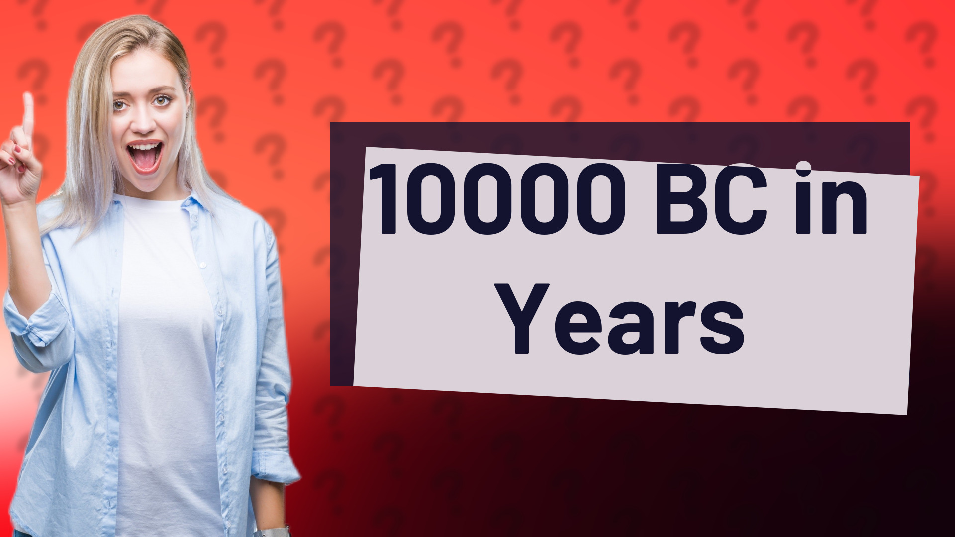 10000 BC in Years