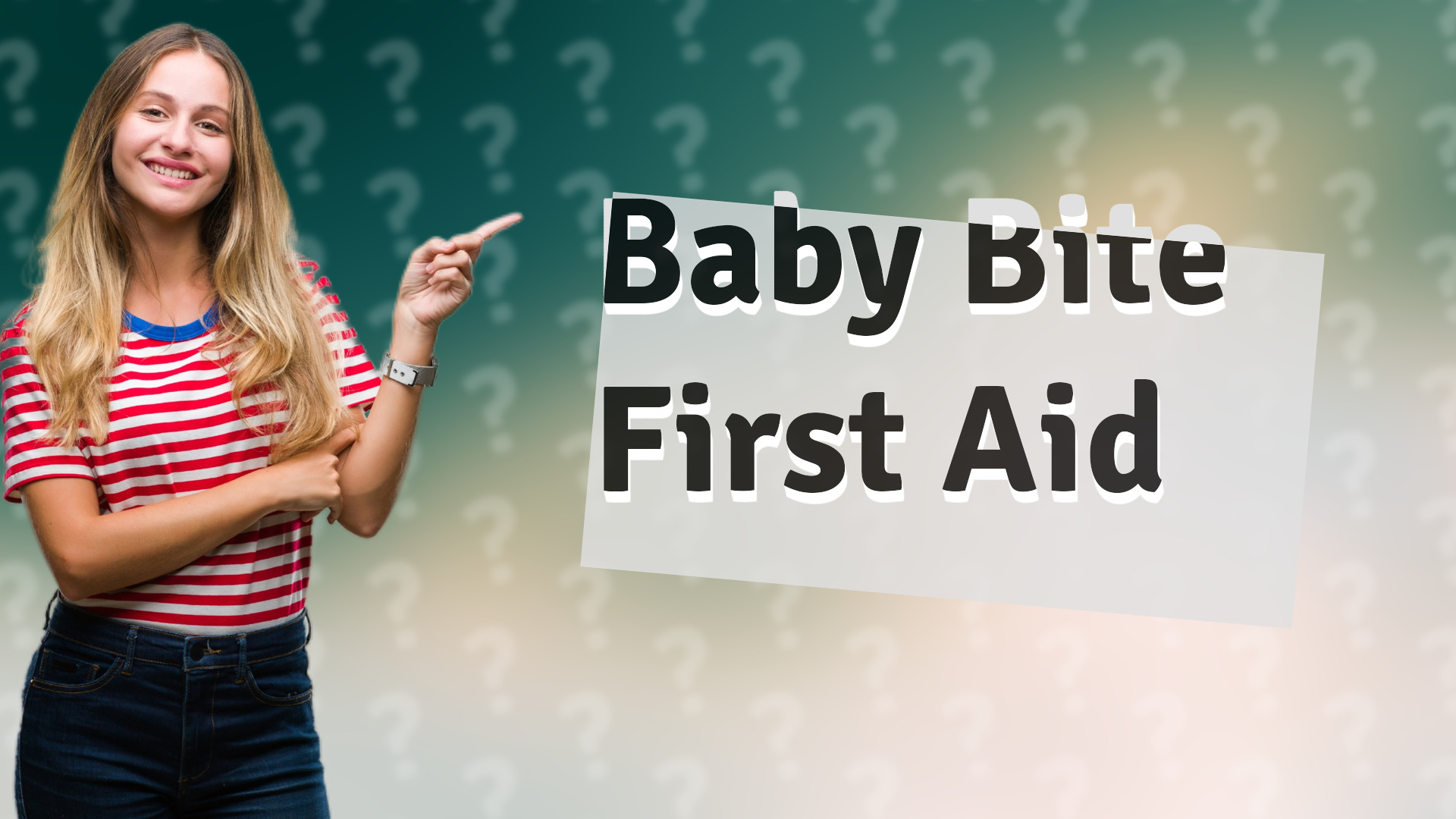 Baby Bite First Aid