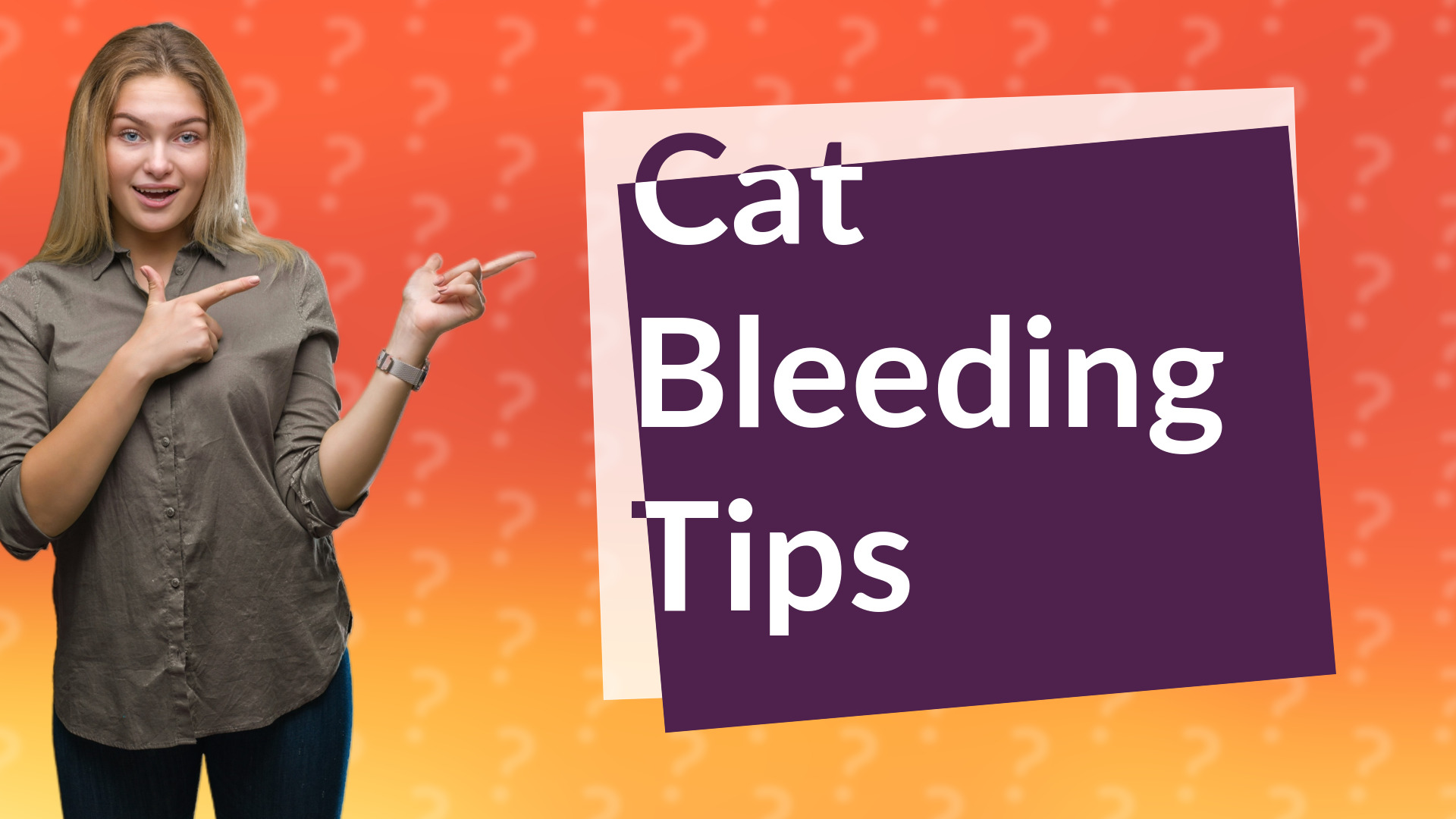 Cat Bleeding Tips