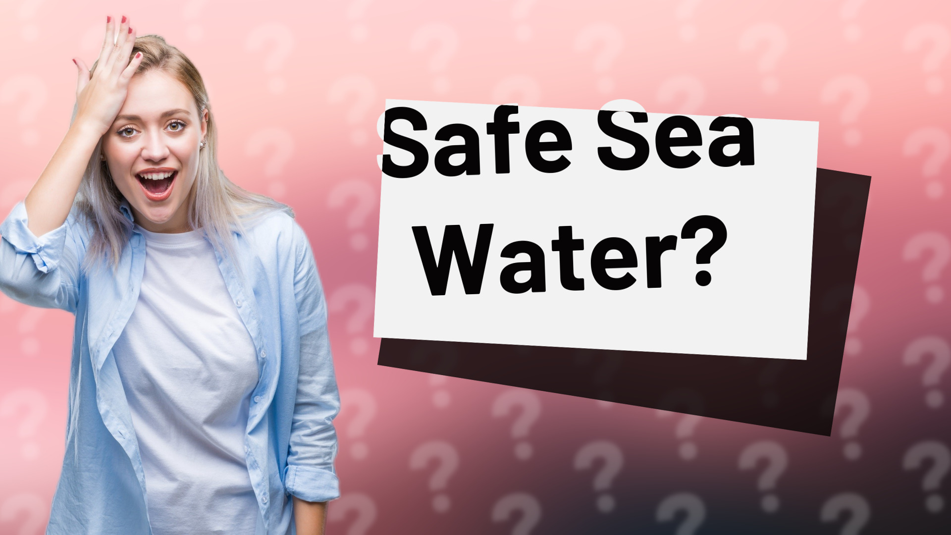 Safe Sea Water?