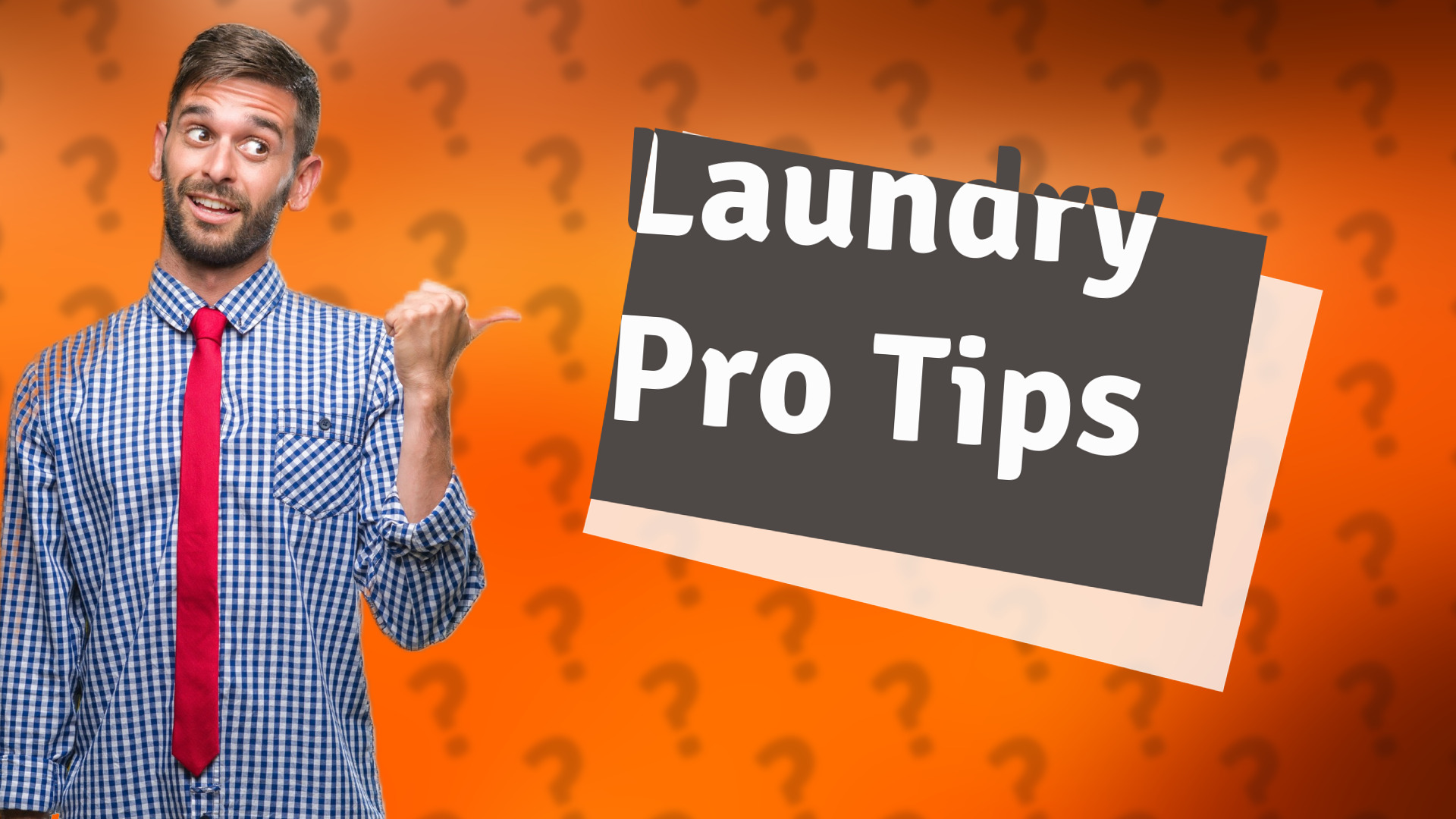 Laundry Pro Tips