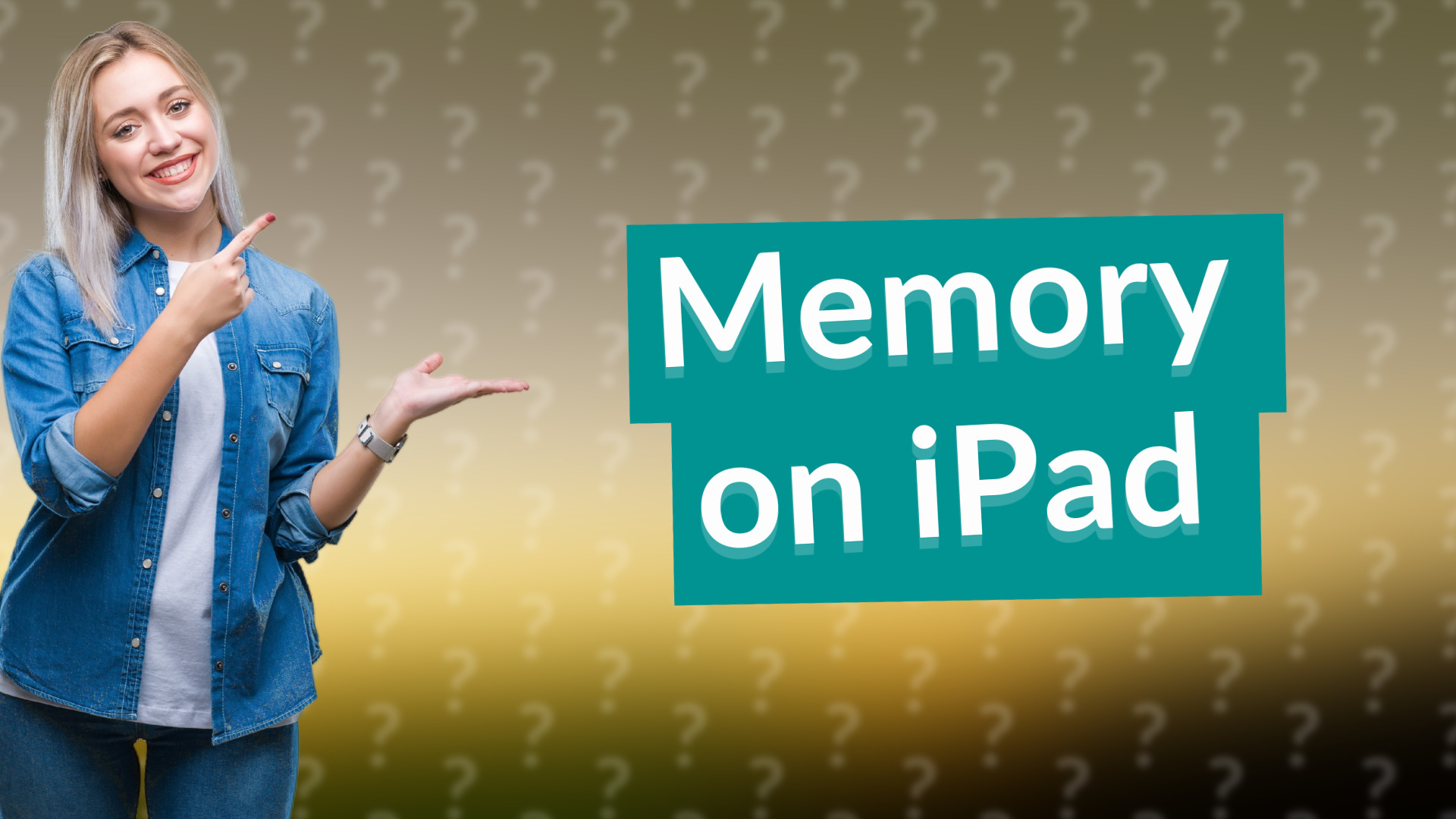 Memory on iPad