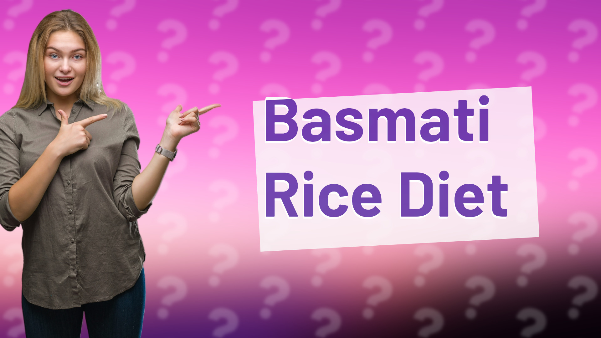 Basmati Rice Diet
