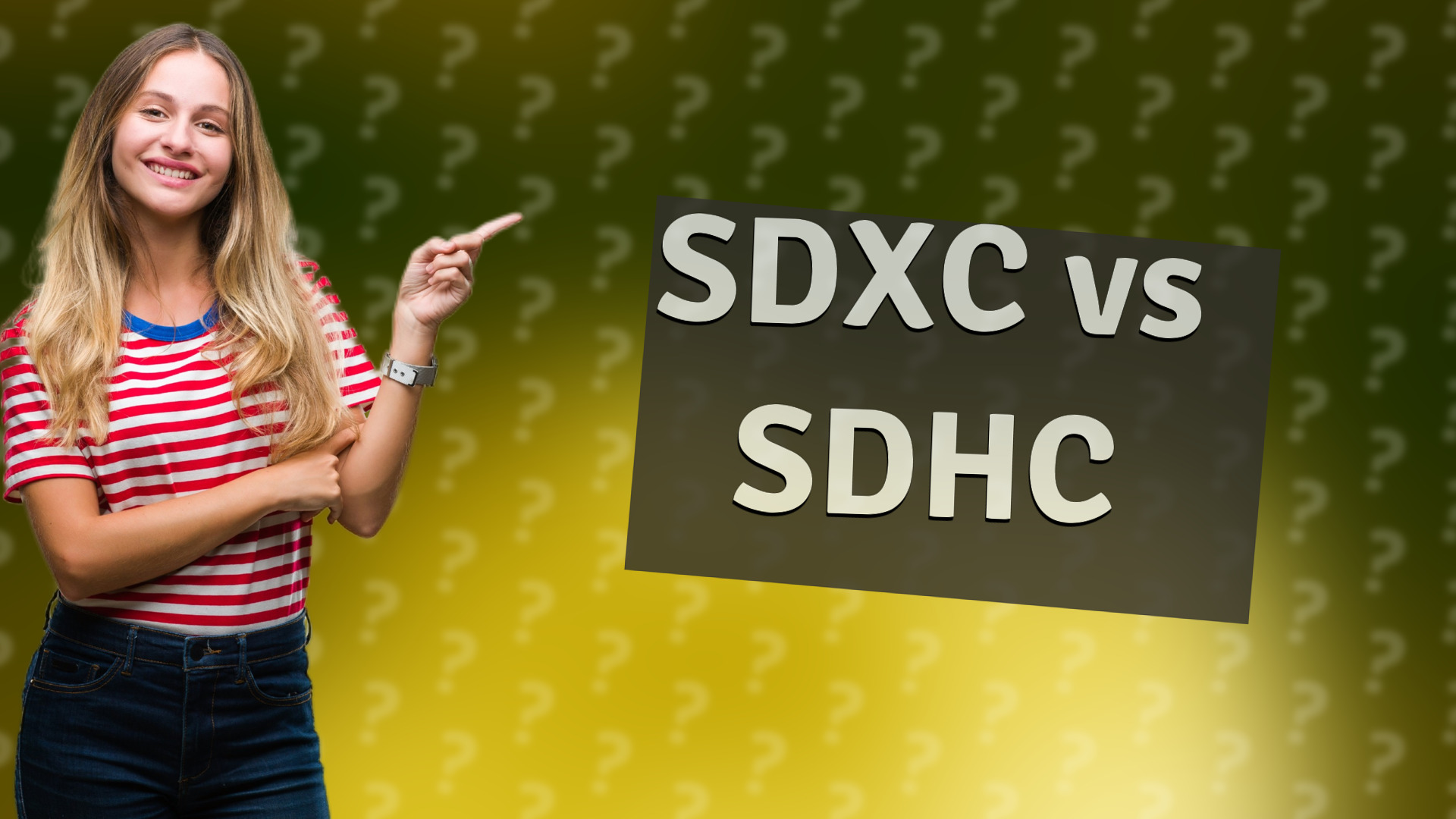 SDXC vs SDHC