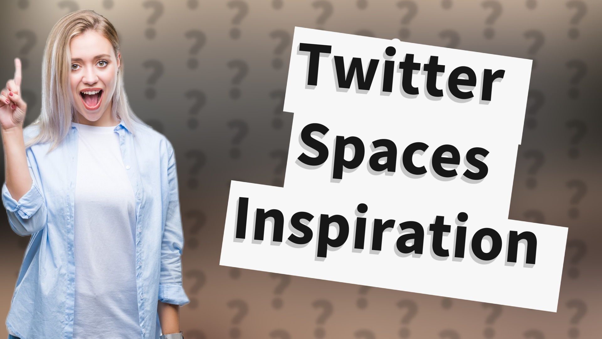 Twitter Spaces Inspiration