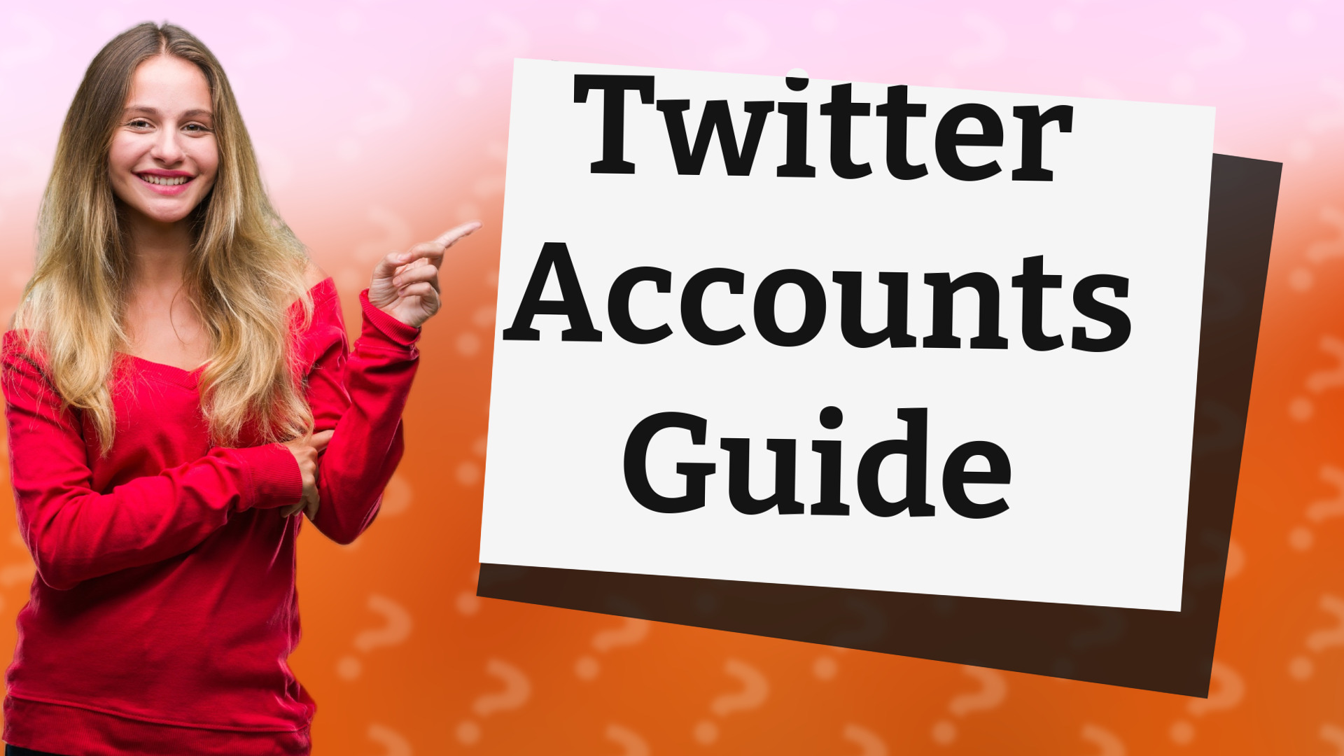 Twitter Accounts Guide
