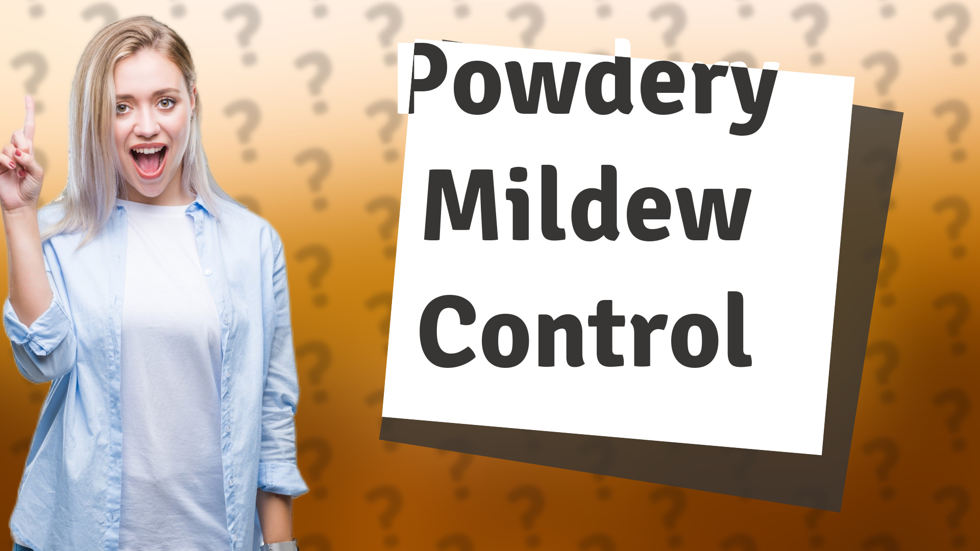 Powdery Mildew Control