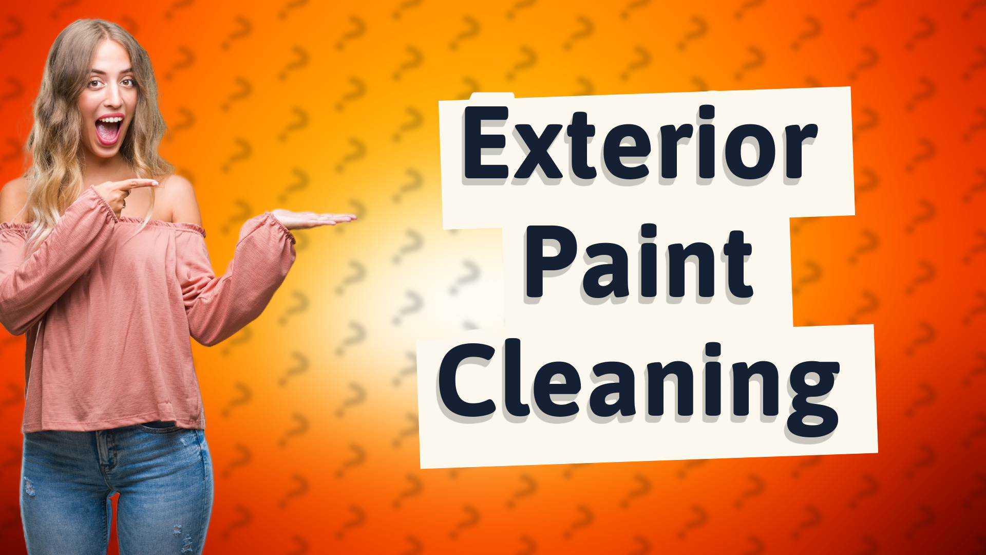 Exterior Paint Cleaning