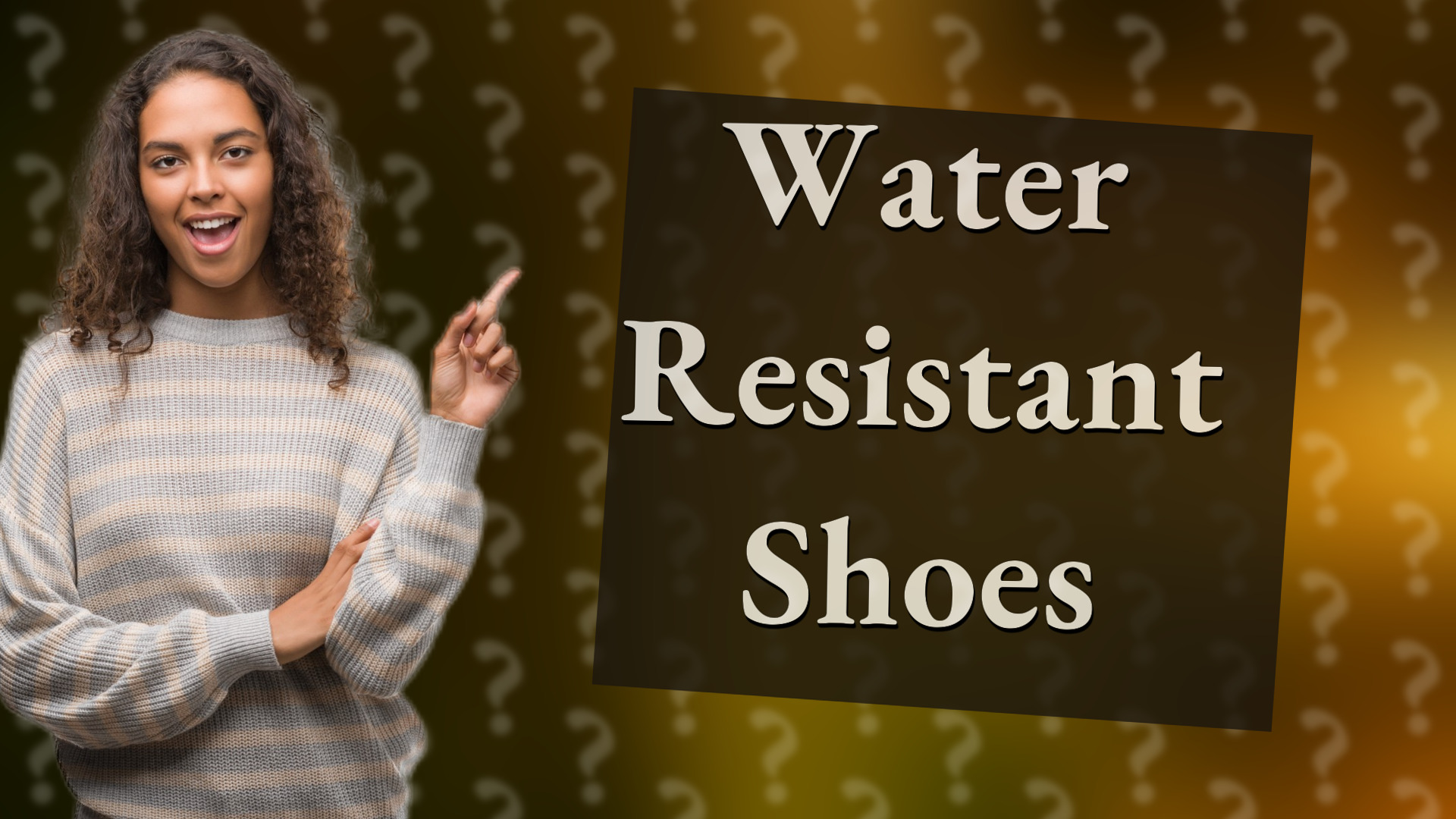 Water Resistant Shoes
