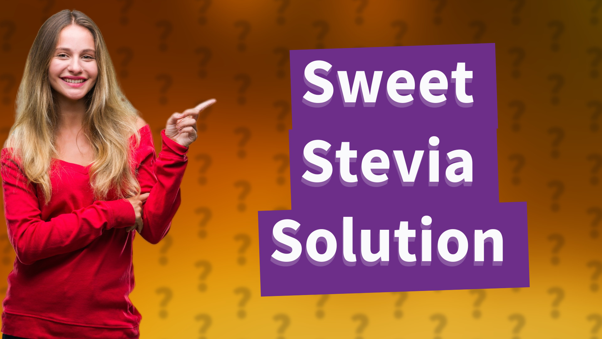 Sweet Stevia Solution