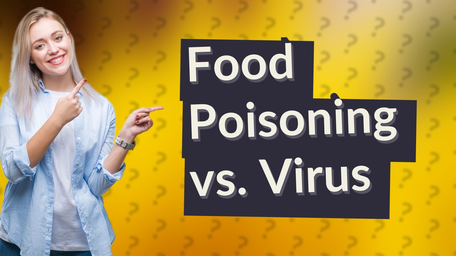 Food Poisoning vs. Virus