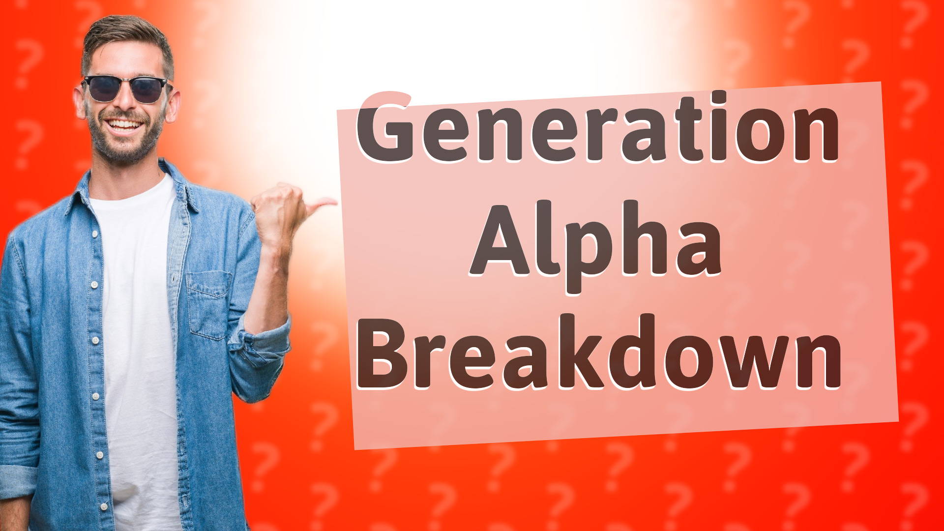 Generation Alpha Breakdown