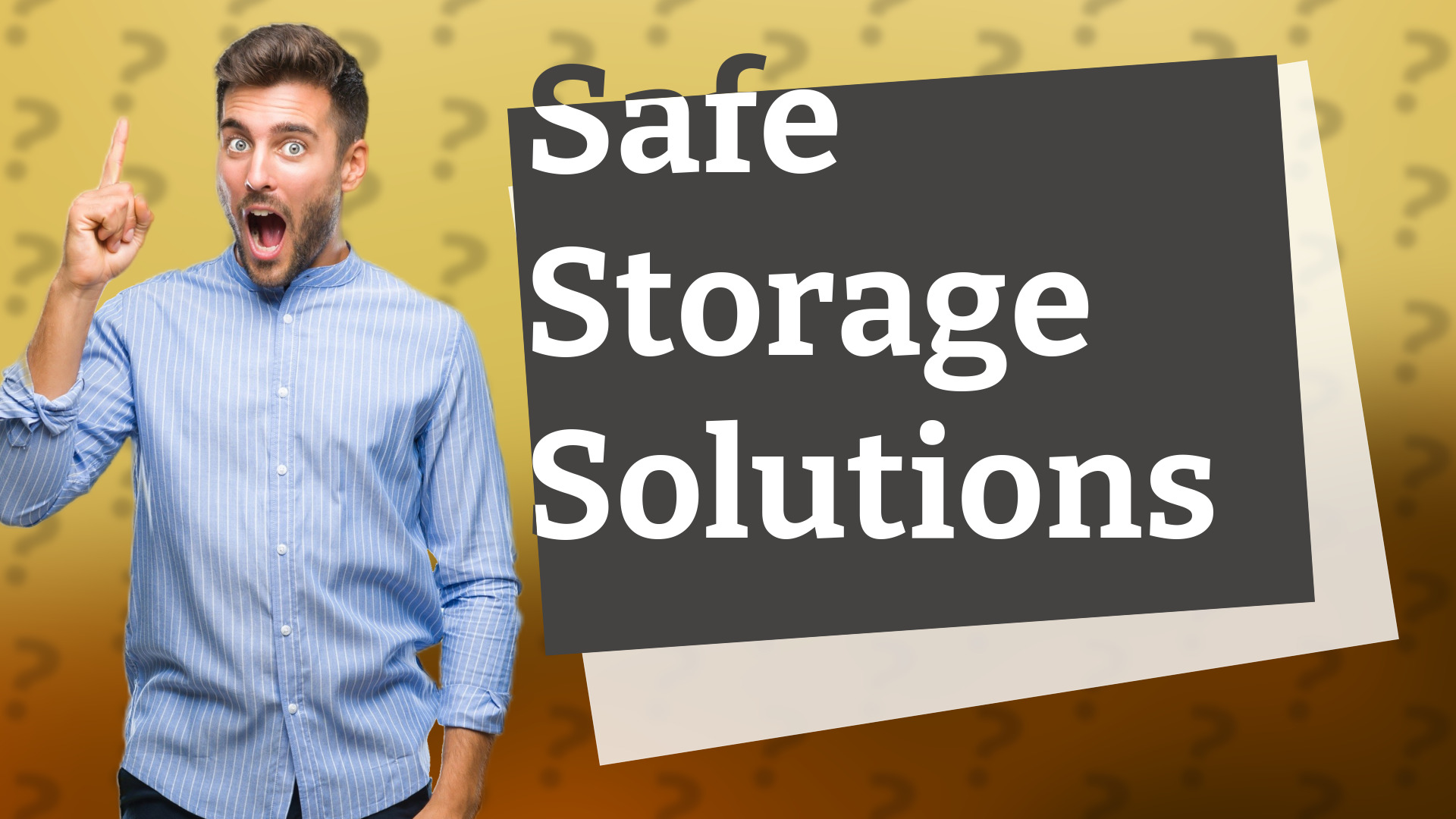 Safe Storage Solutions