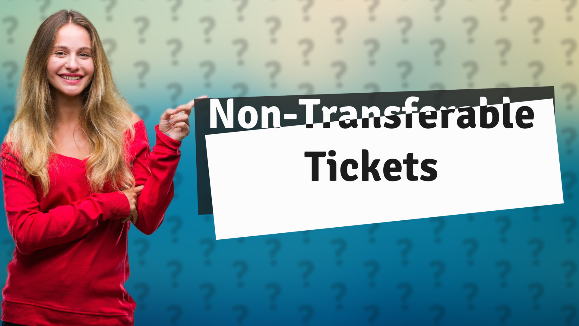 Non-Transferable Tickets