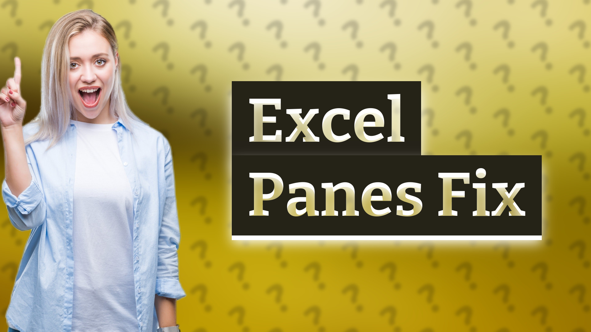 Excel Panes Fix