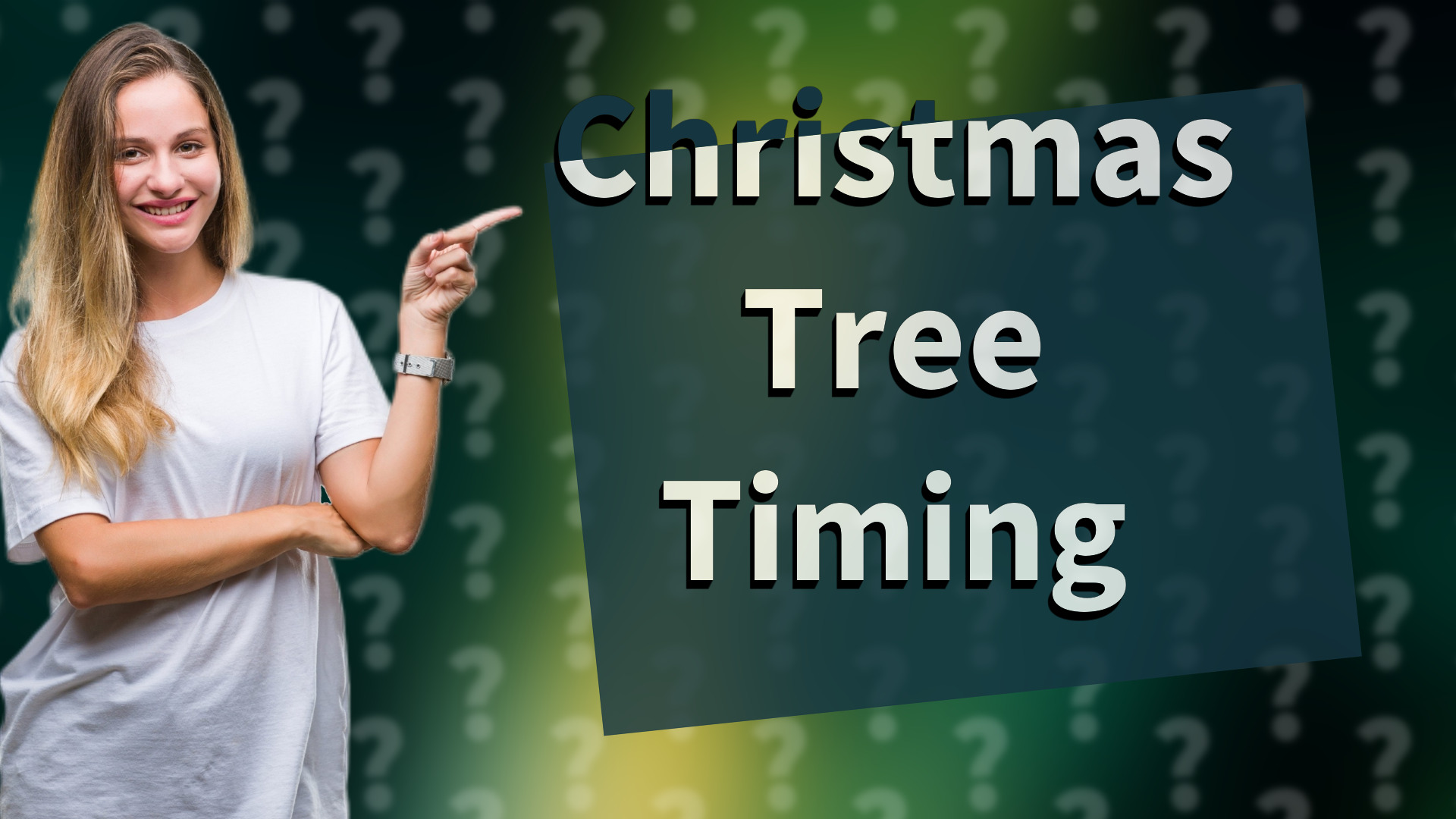 Christmas Tree Timing