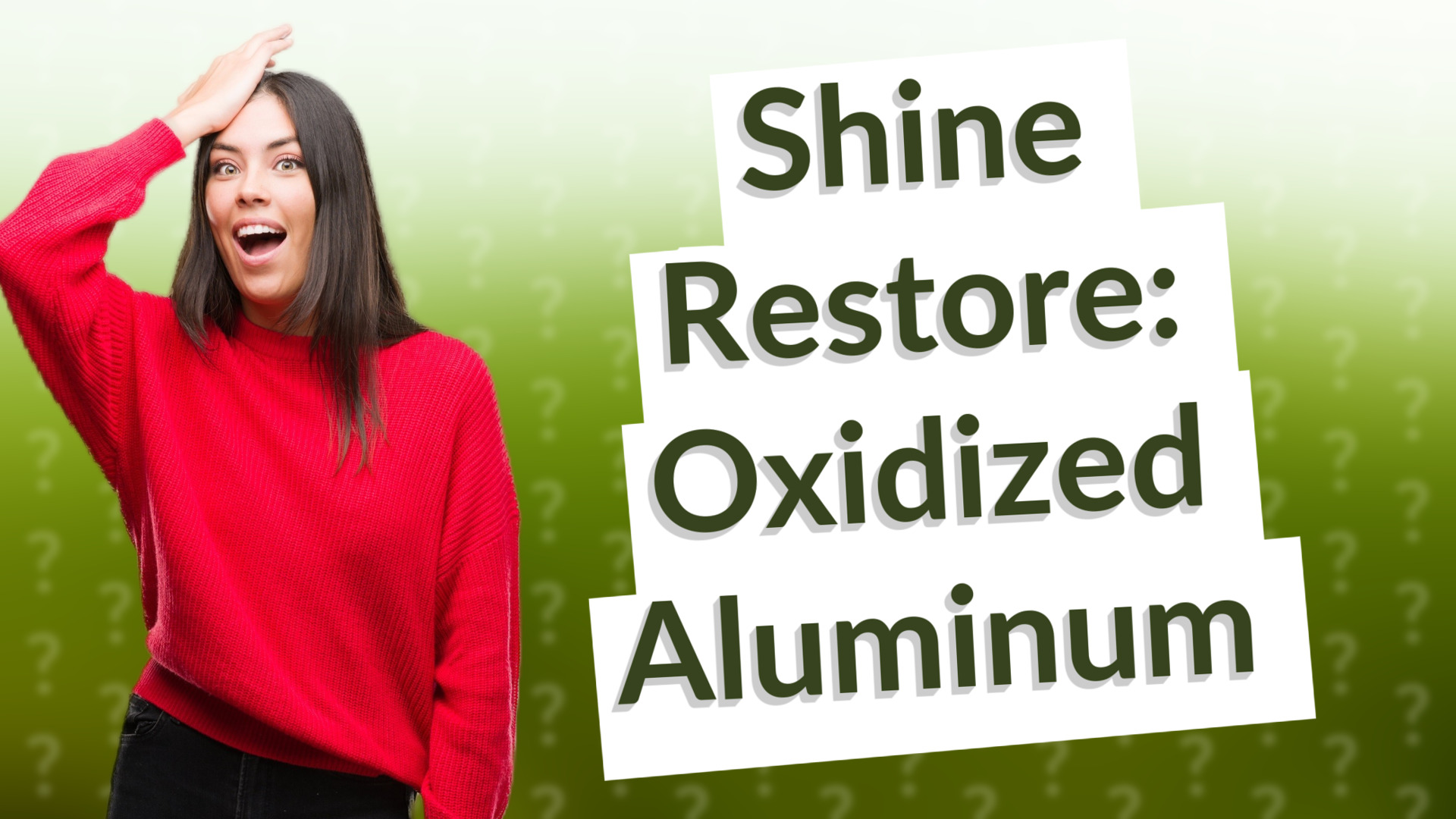 Shine Restore: Oxidized Aluminum