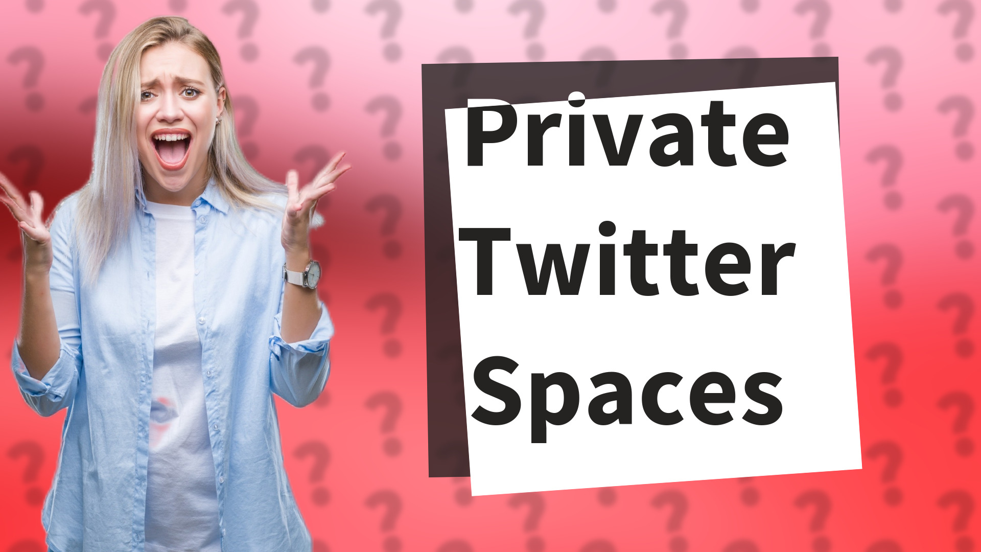 Private Twitter Spaces