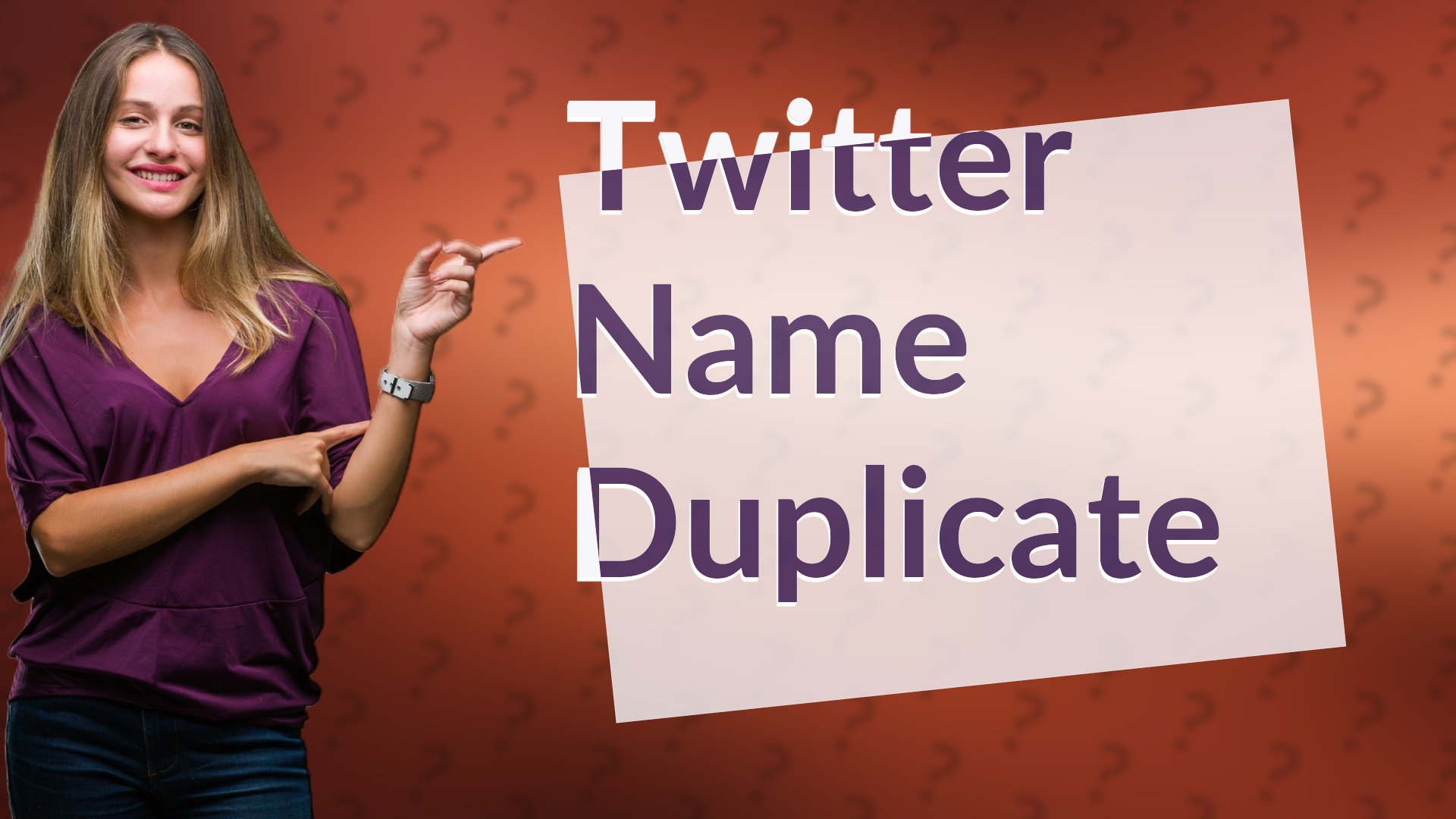 Twitter Name Duplicate