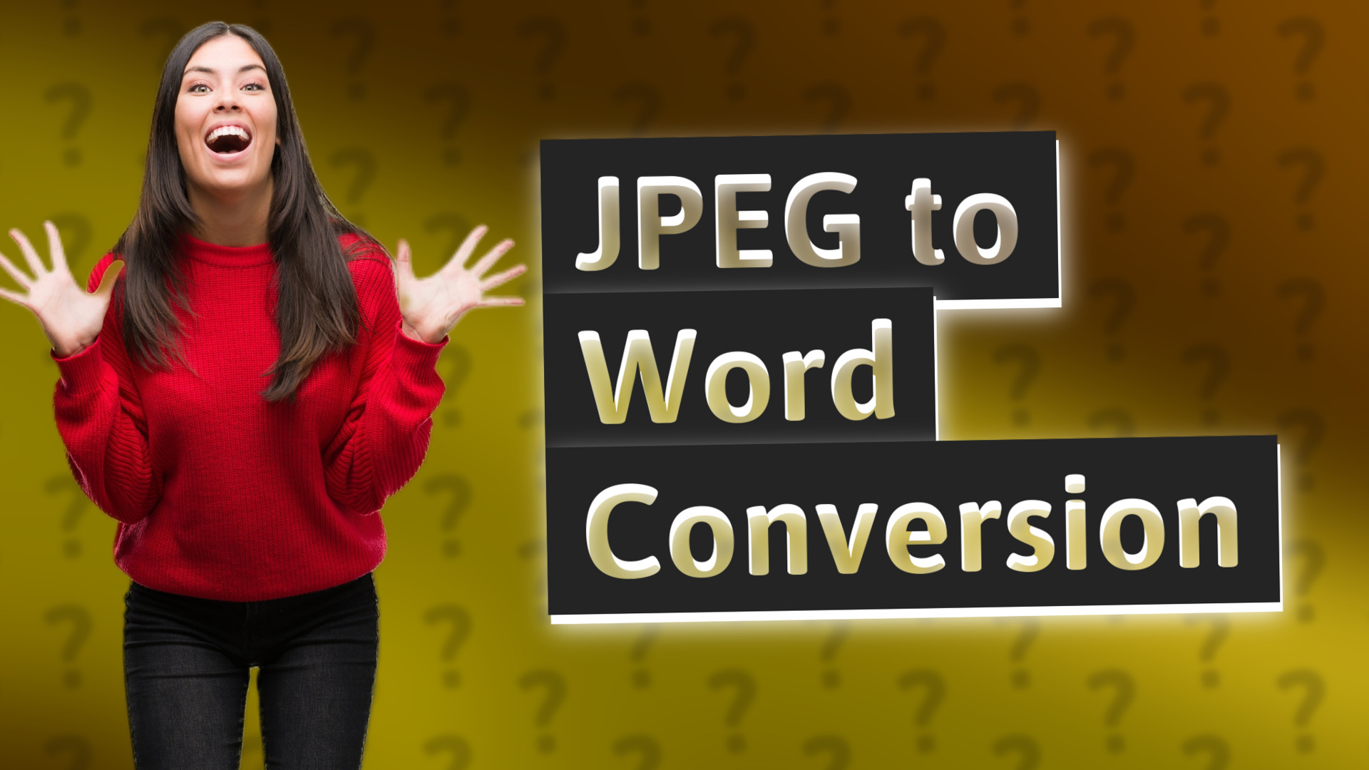 JPEG to Word Conversion