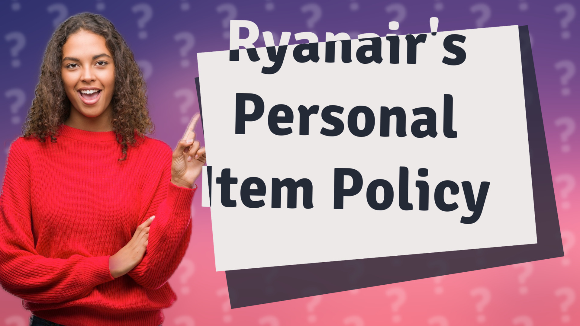 Ryanair's Personal Item Policy