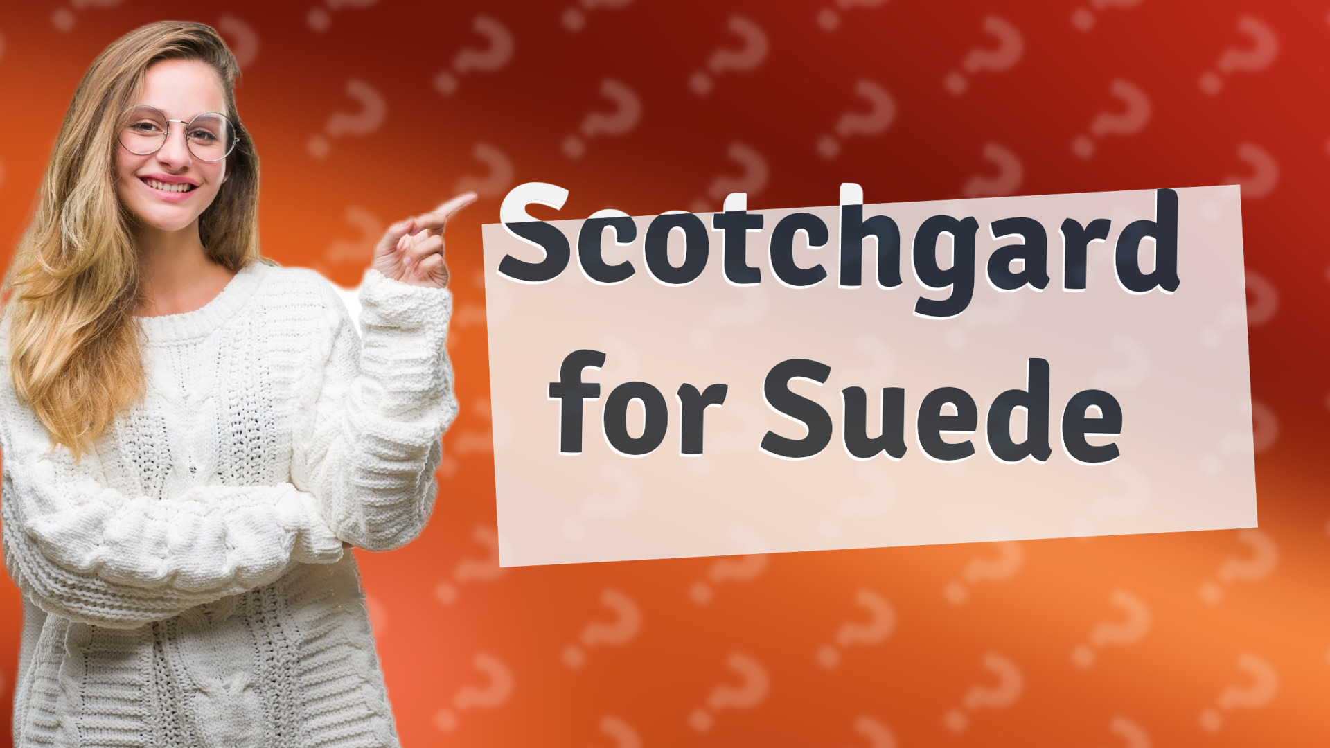 Scotchgard for Suede