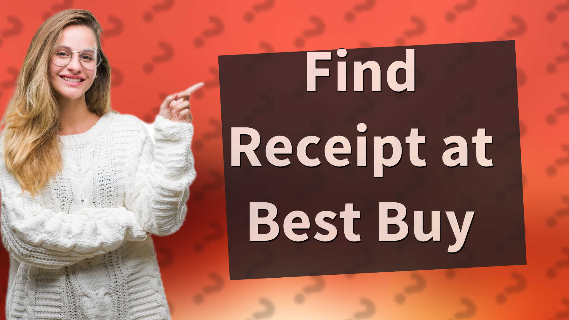 Find Receipt at Best Buy