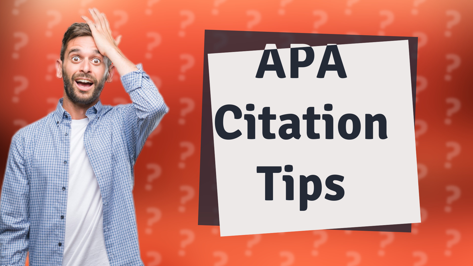 APA Citation Tips