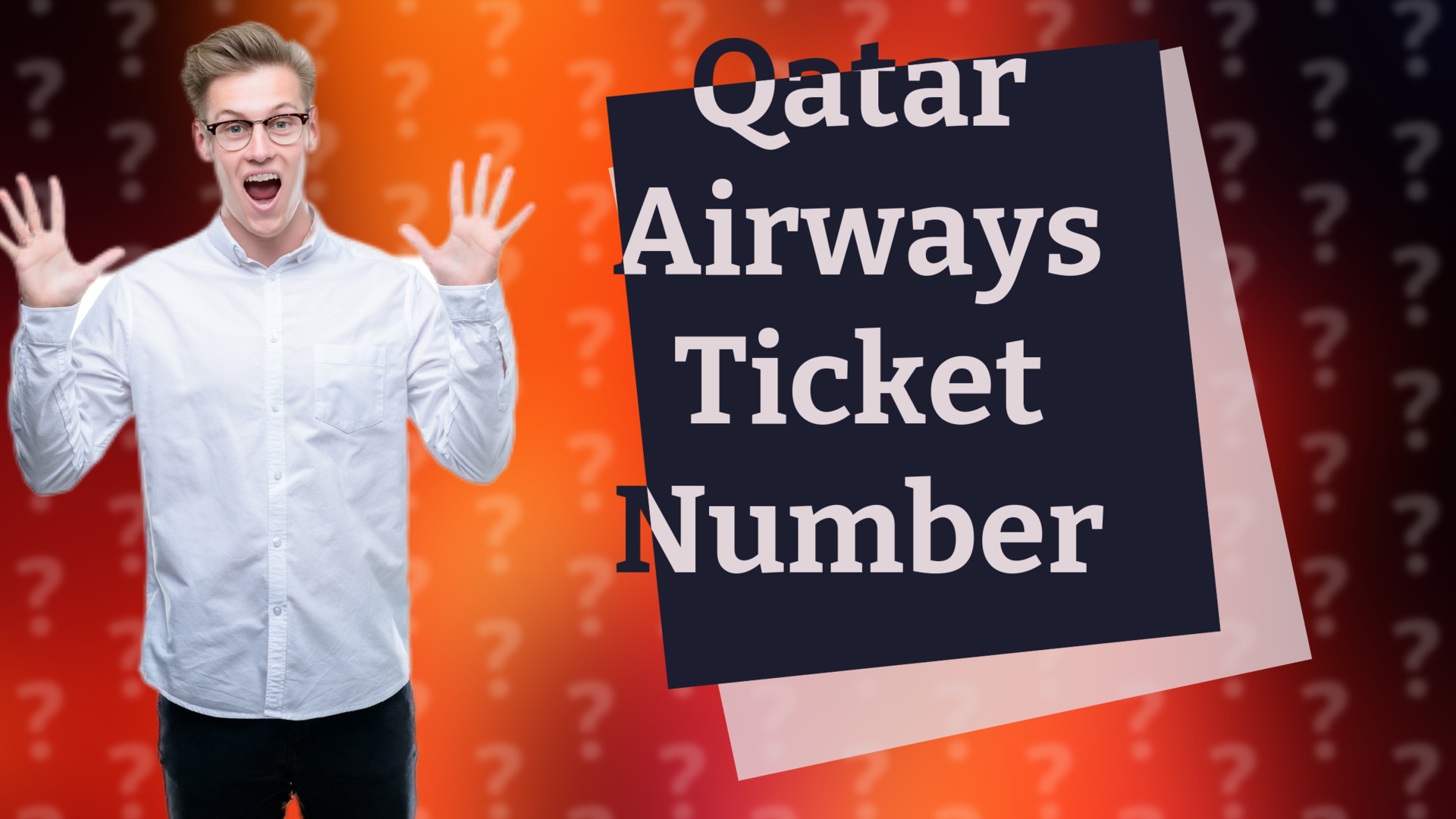 Qatar Airways Ticket Number