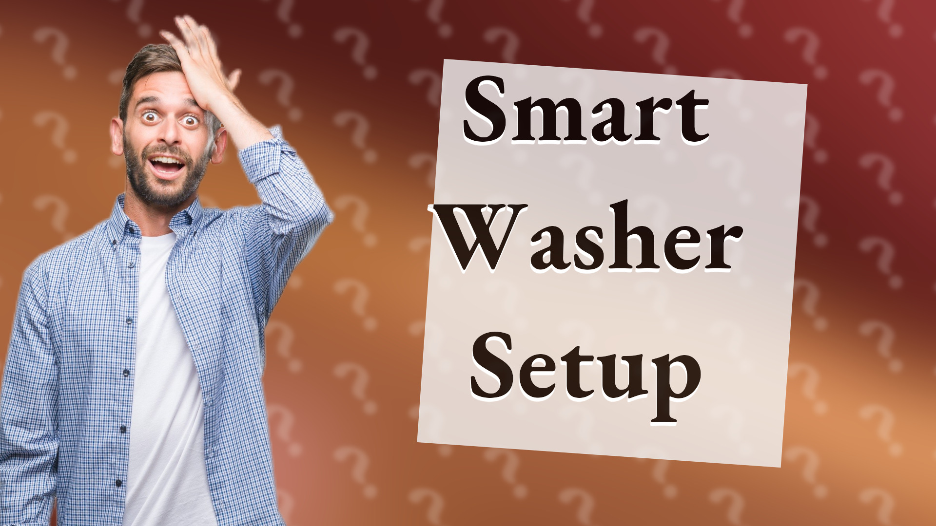 Smart Washer Setup