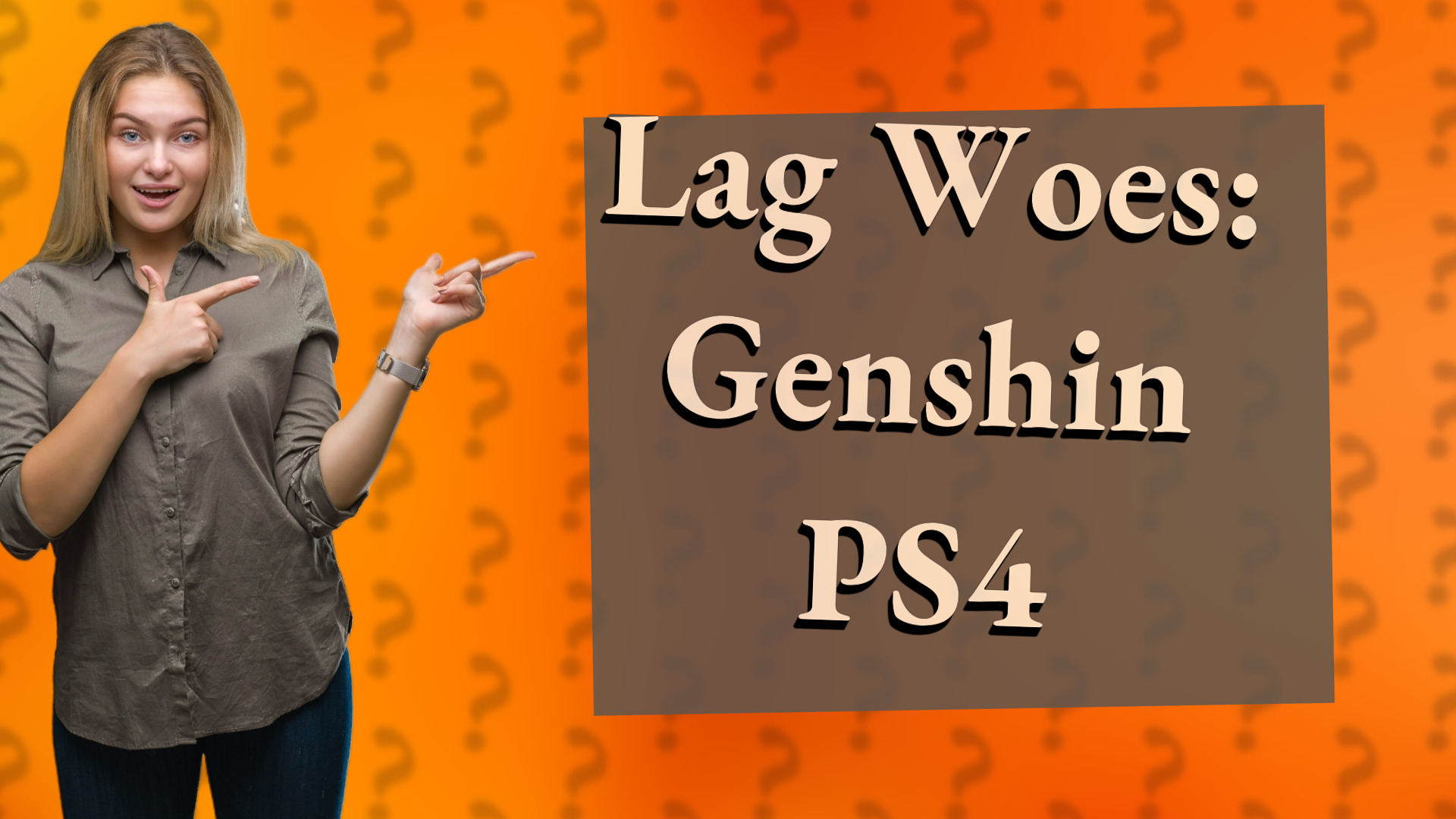 Lag Woes: Genshin PS4