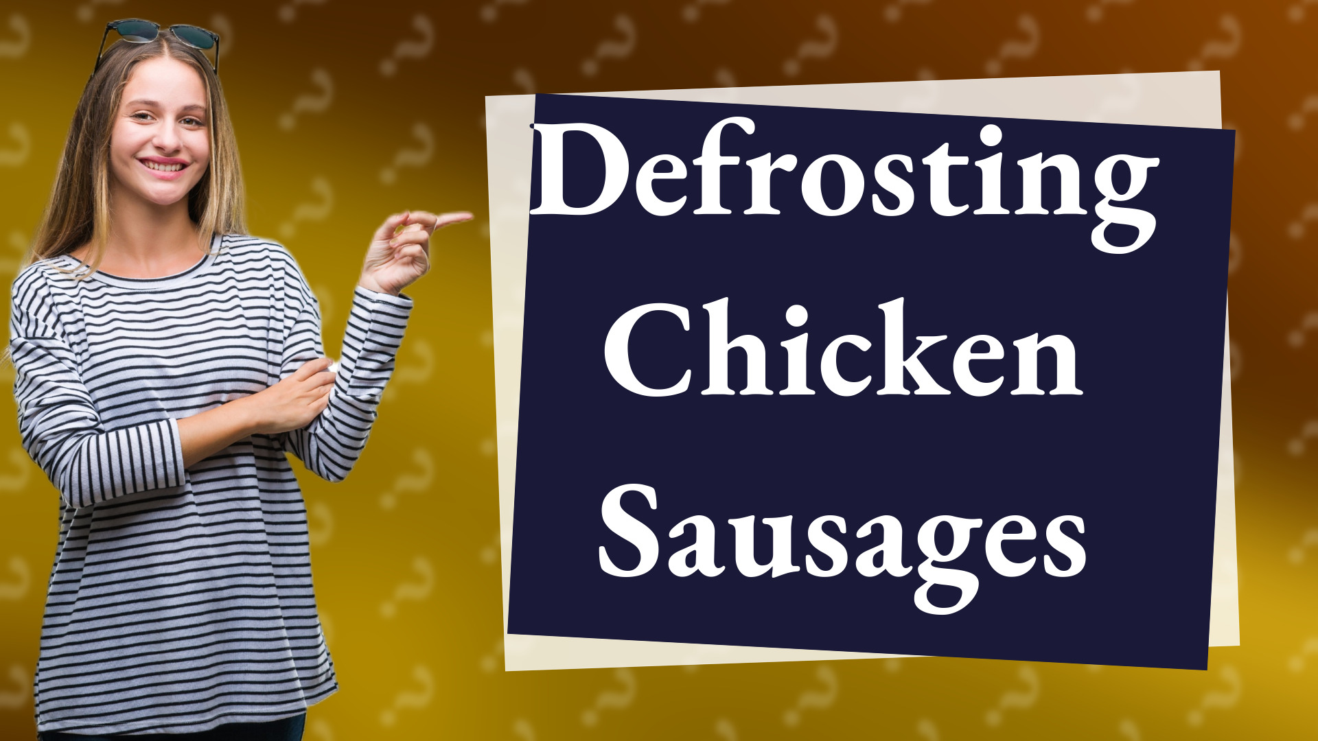 Defrosting Chicken Sausages