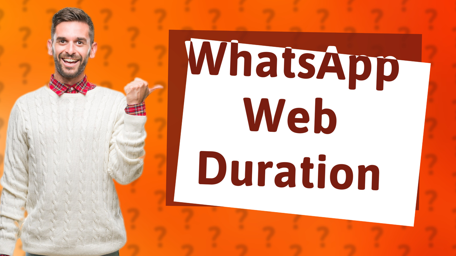 WhatsApp Web Duration