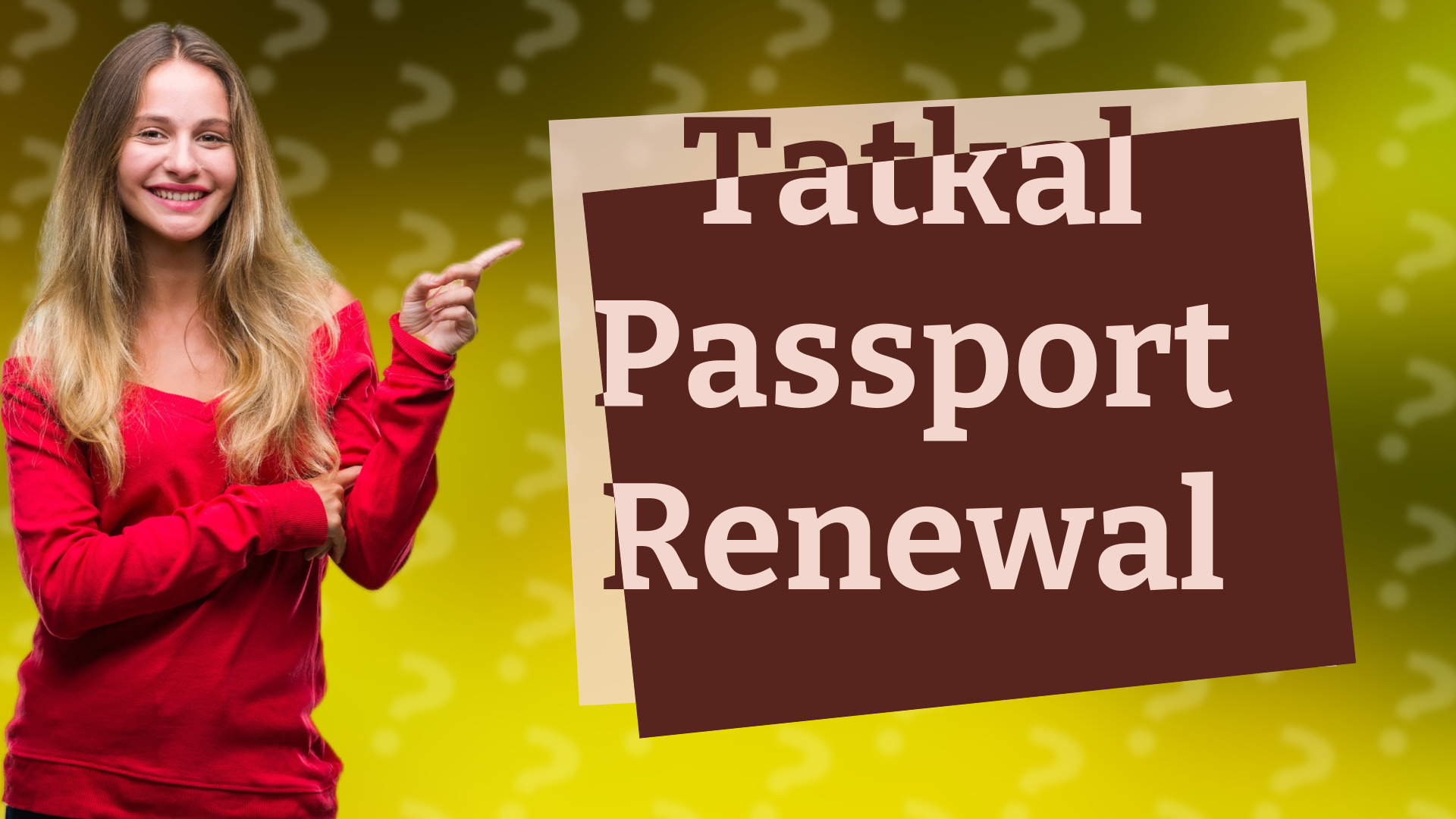 Tatkal Passport Renewal
