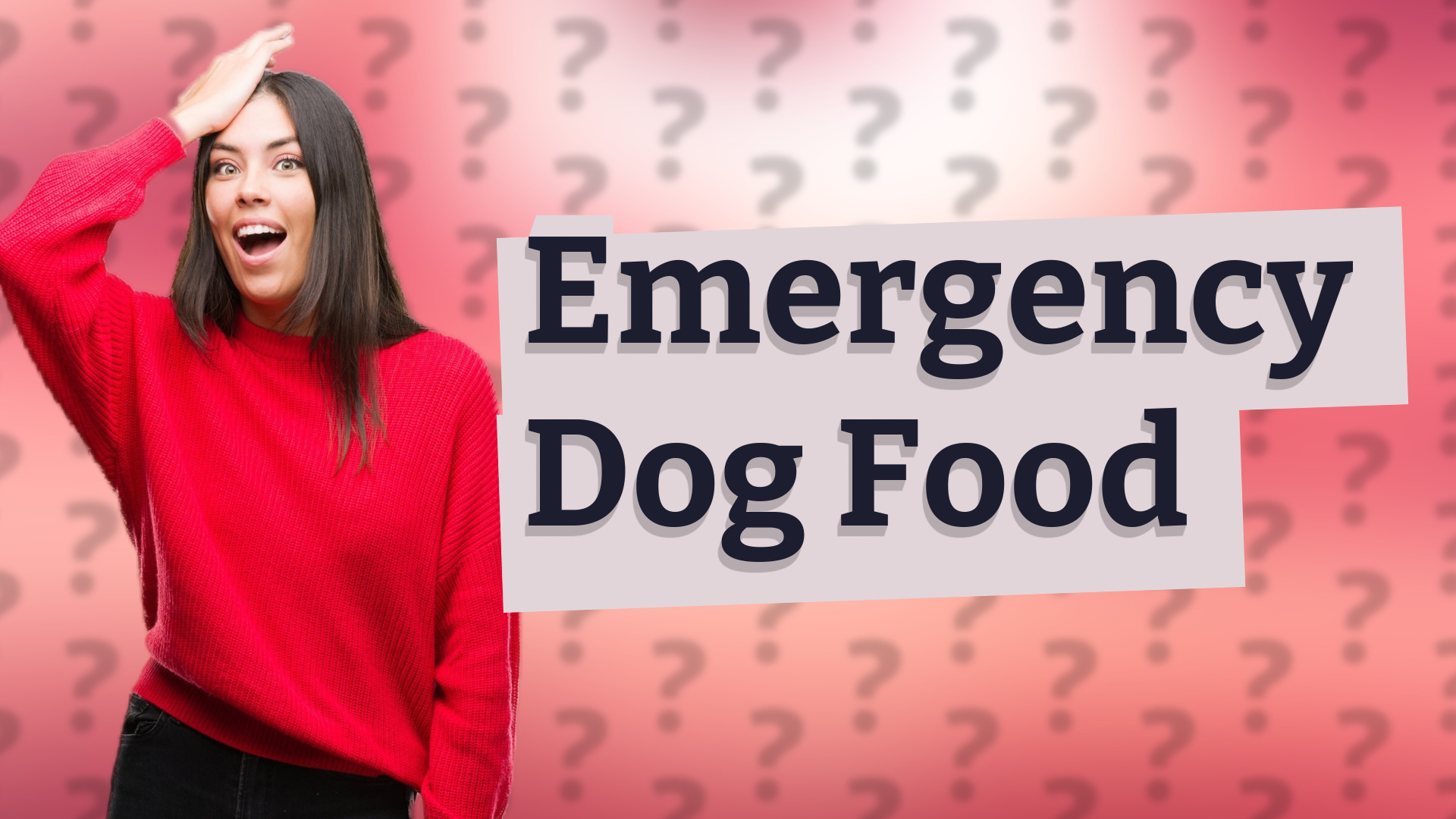 Emergency Dog Food