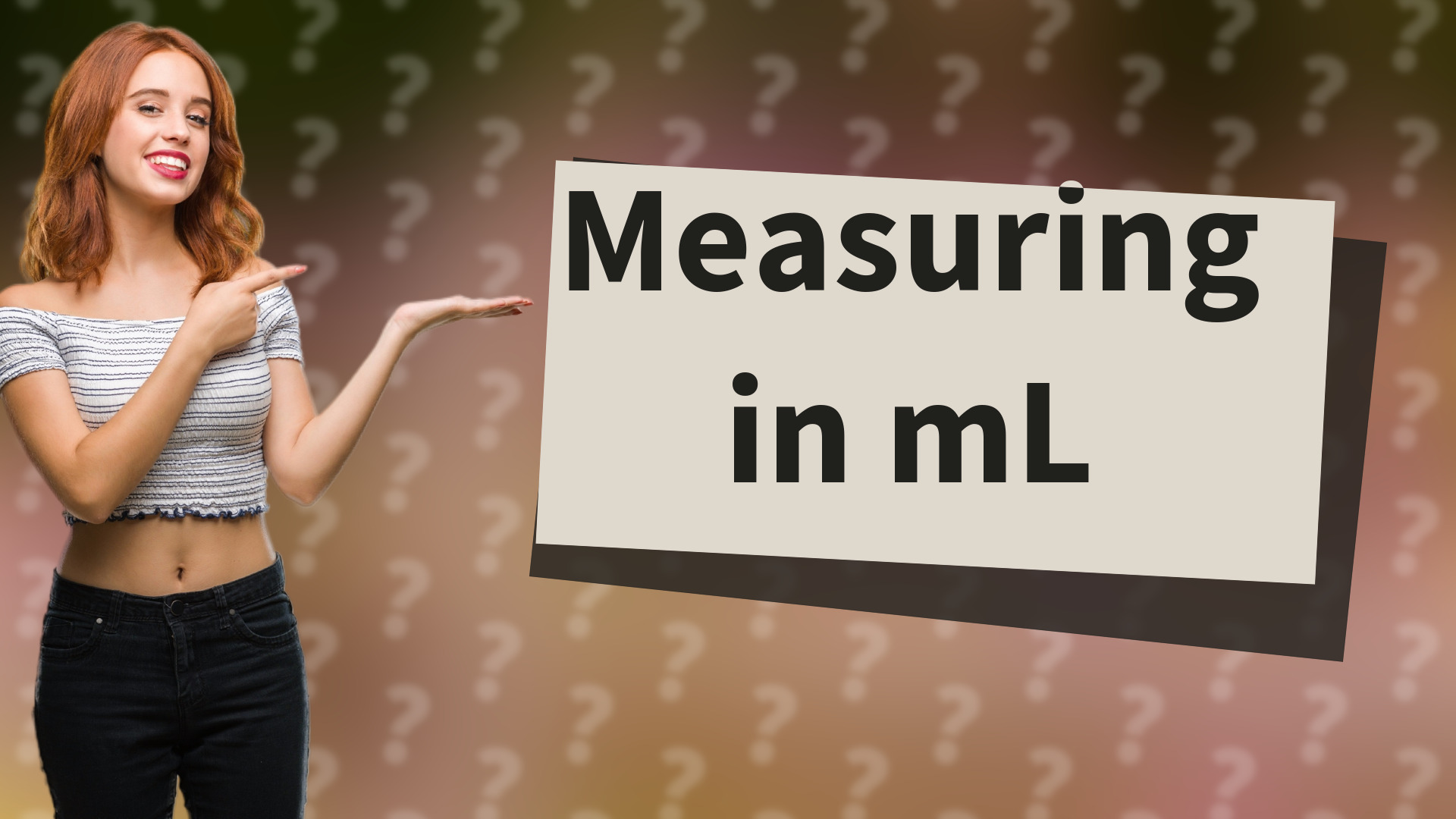 Measuring in mL
