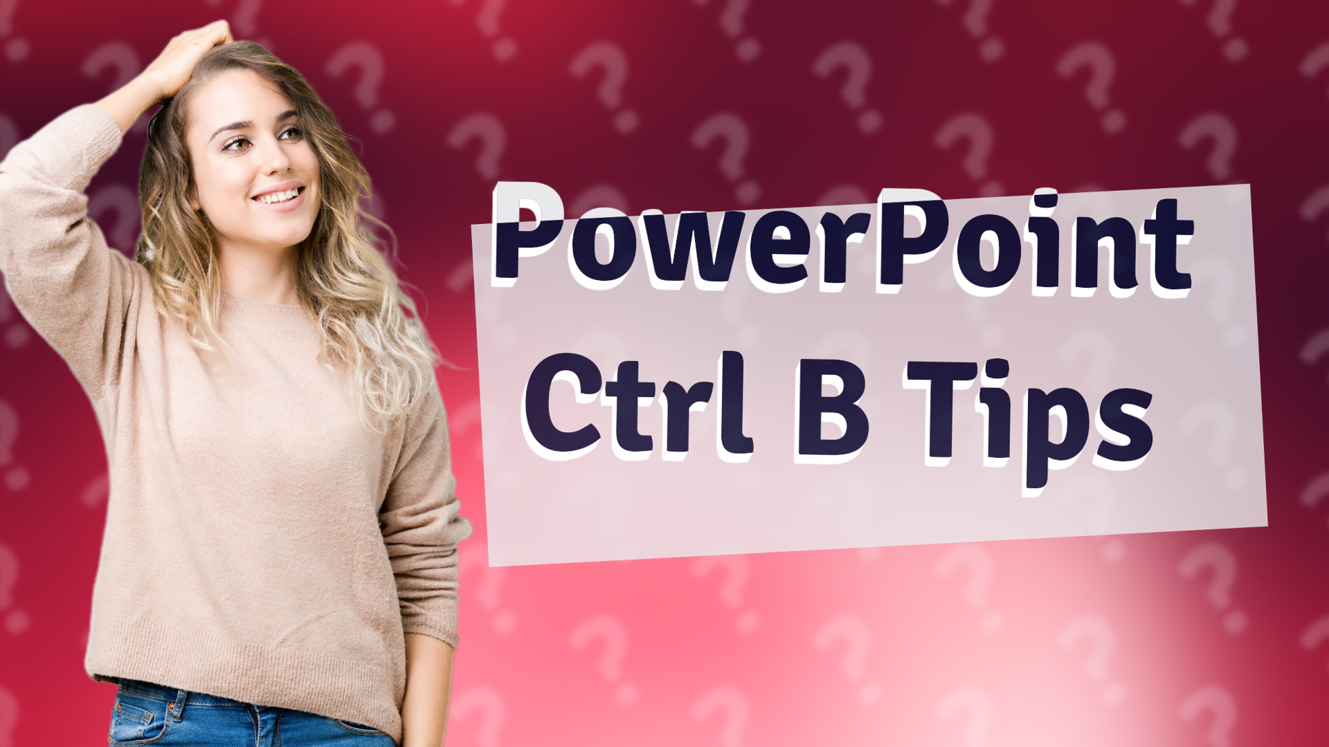 PowerPoint Ctrl B Tips